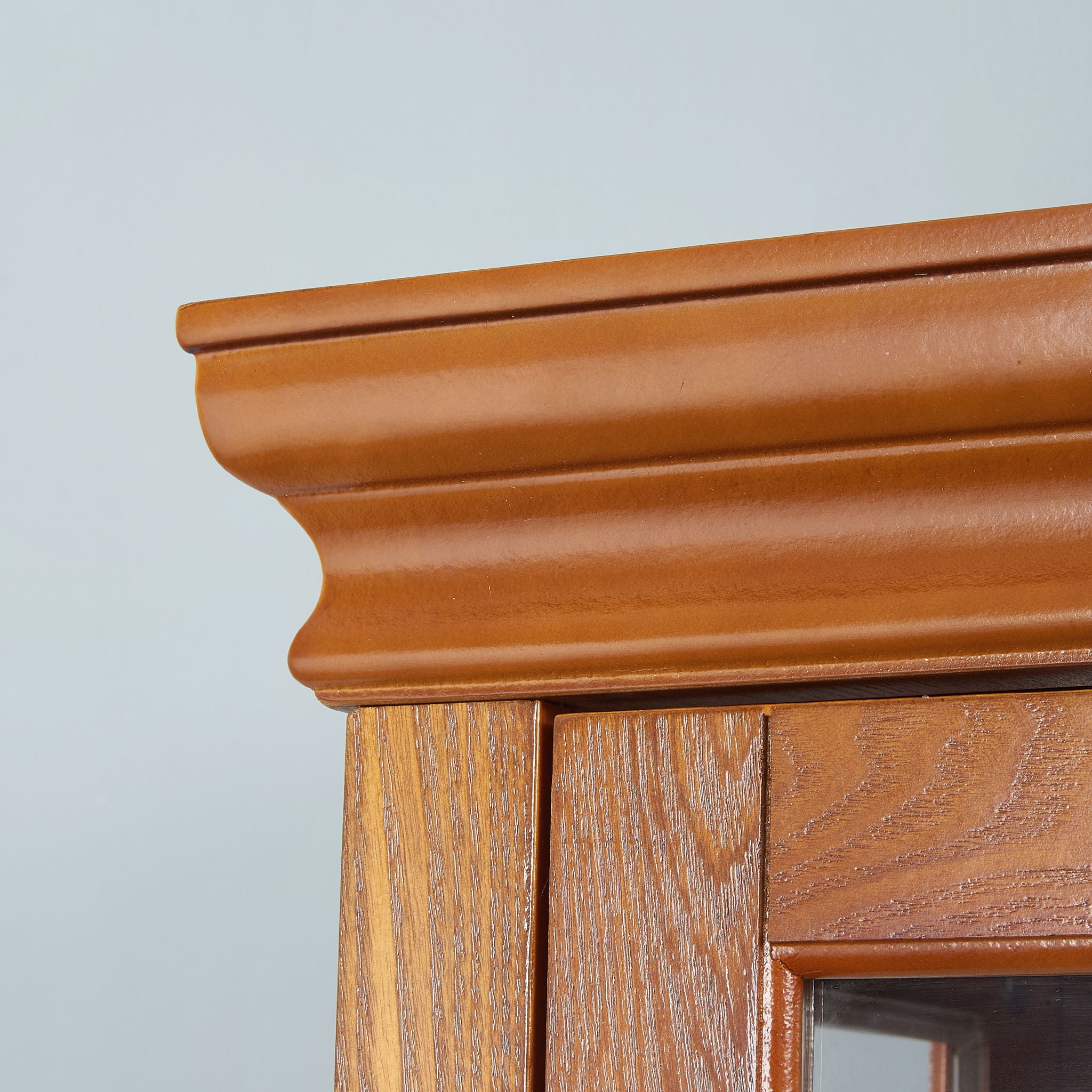 Curio Cabinet Lighted Curio Diapaly Cabinet With Adjustable Shelves And Mirrored Back Panel, Tempered Glass Doors (6 Tier), (E26 Light Bulb Not Included)