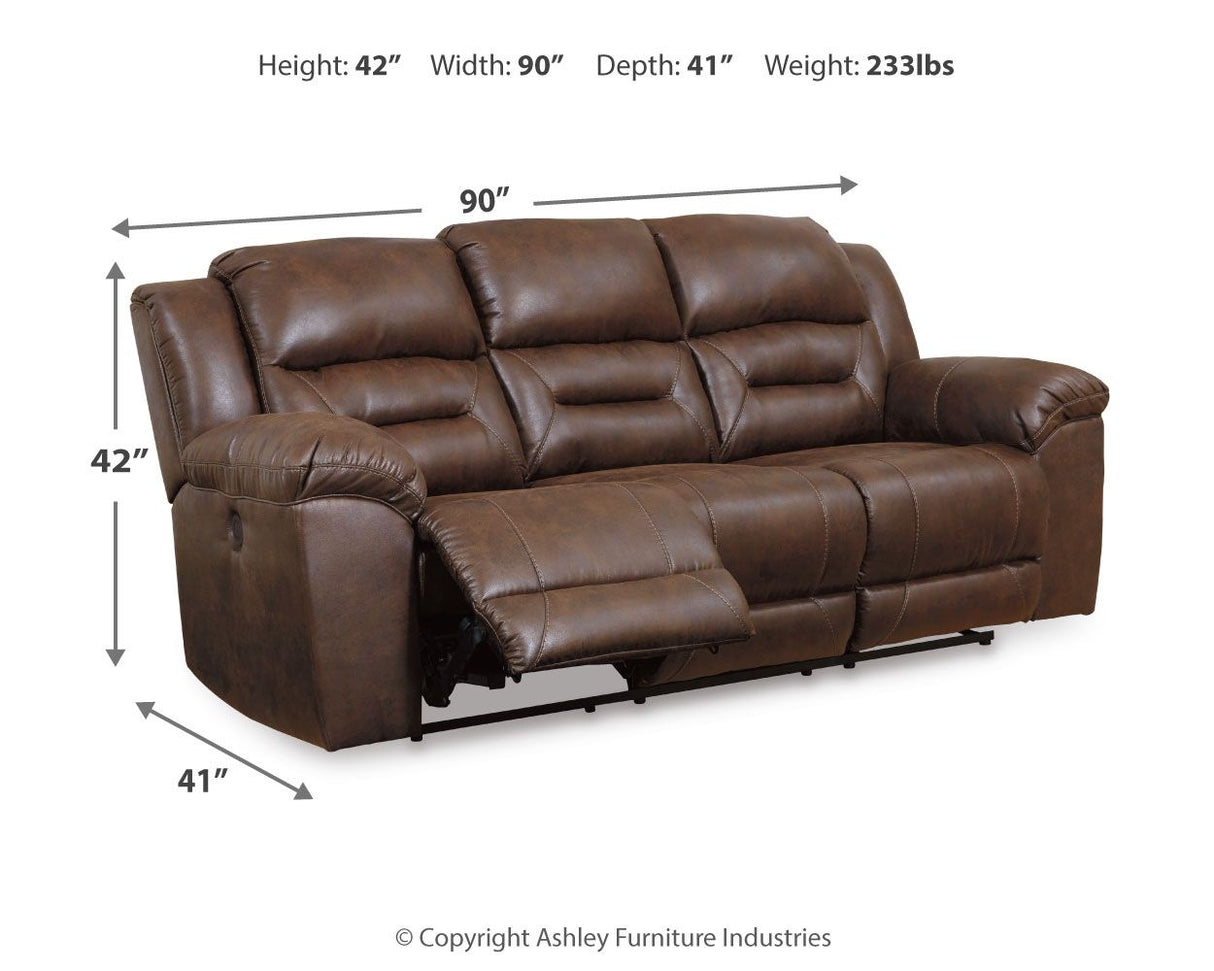 Ashley Furniture Stoneland - Power Reclining Sofa | Meri Furniture