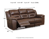 Ashley Furniture Stoneland - Power Reclining Sofa | Meri Furniture