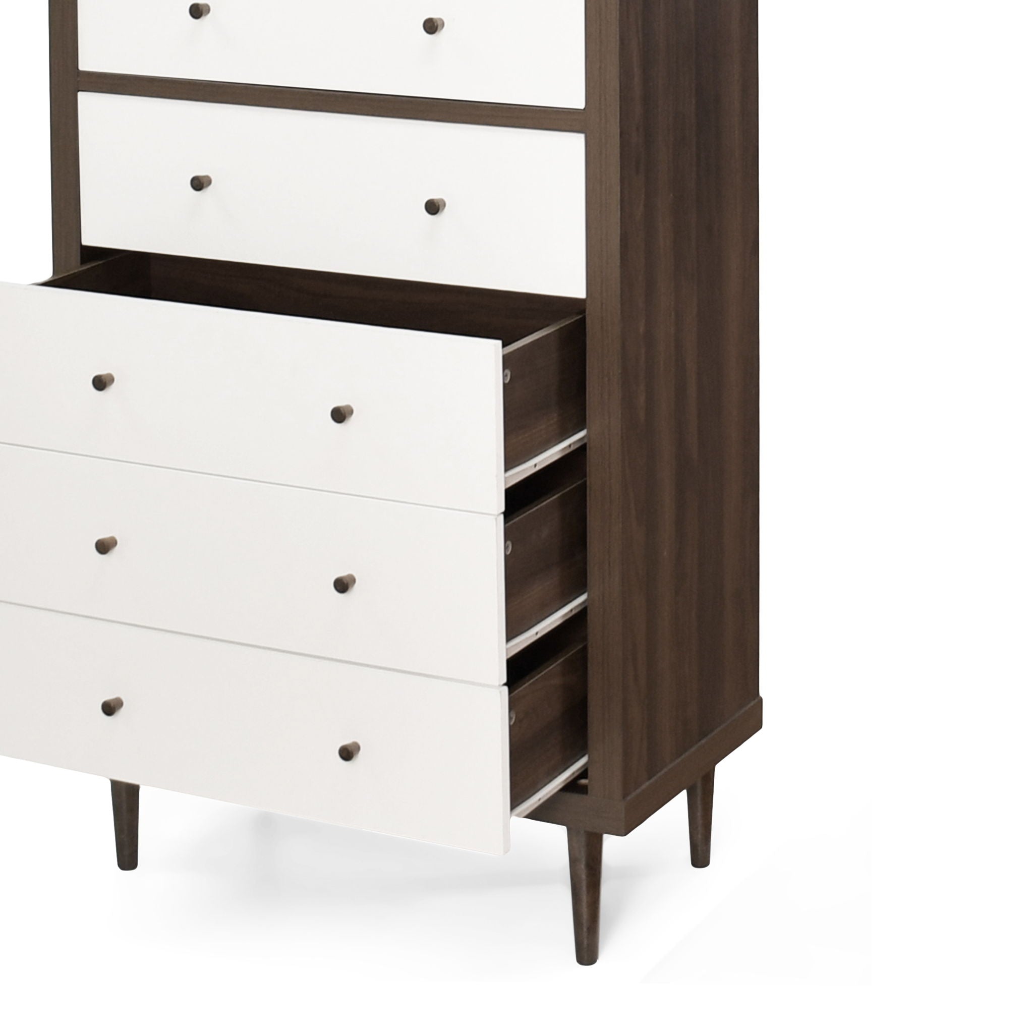 Nystrom - Mid Century Modern 5 Drawer Dresse