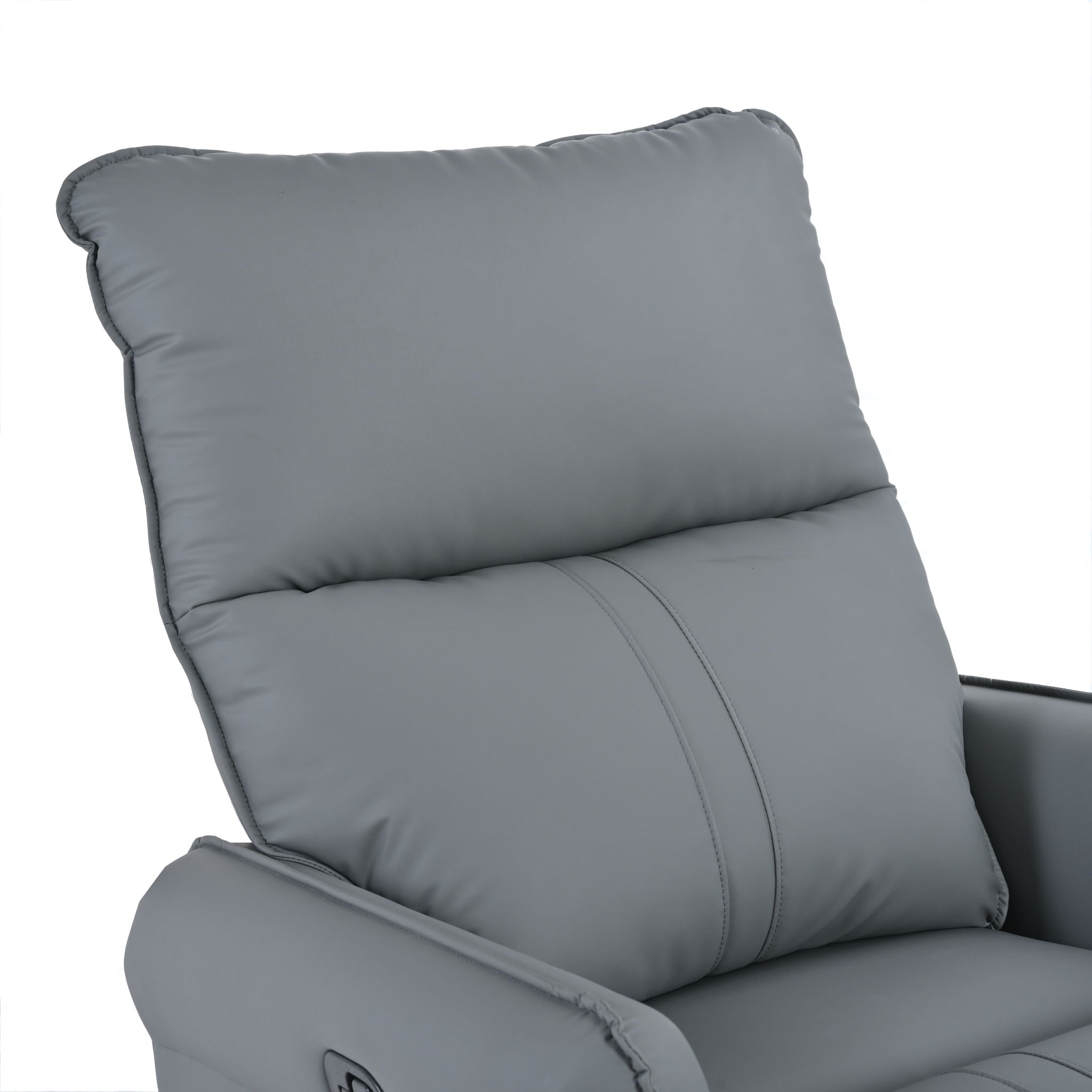 360° Modern Small Rocking Swivel Recliner Chair With Side Pocket