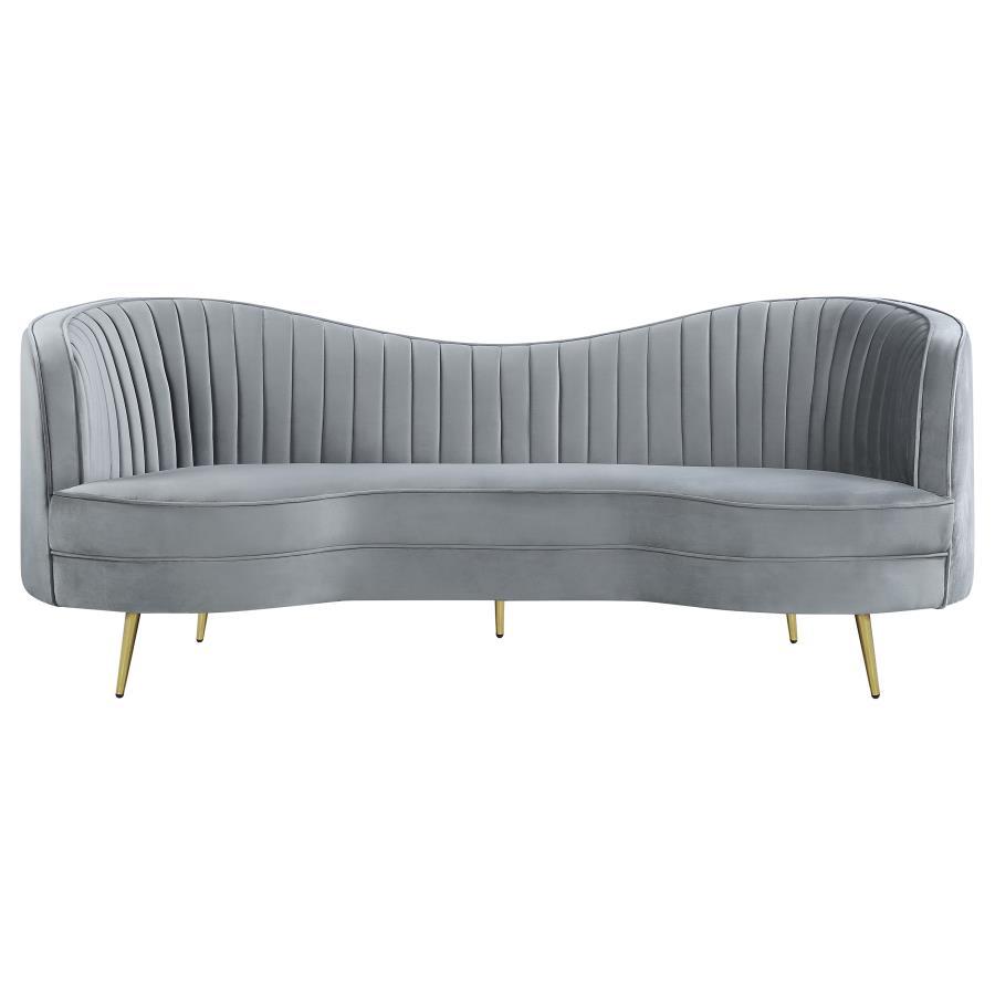Coaster Fine Furniture Sophia - Upholstered Channel Tufted Sofa | Meri Furniture