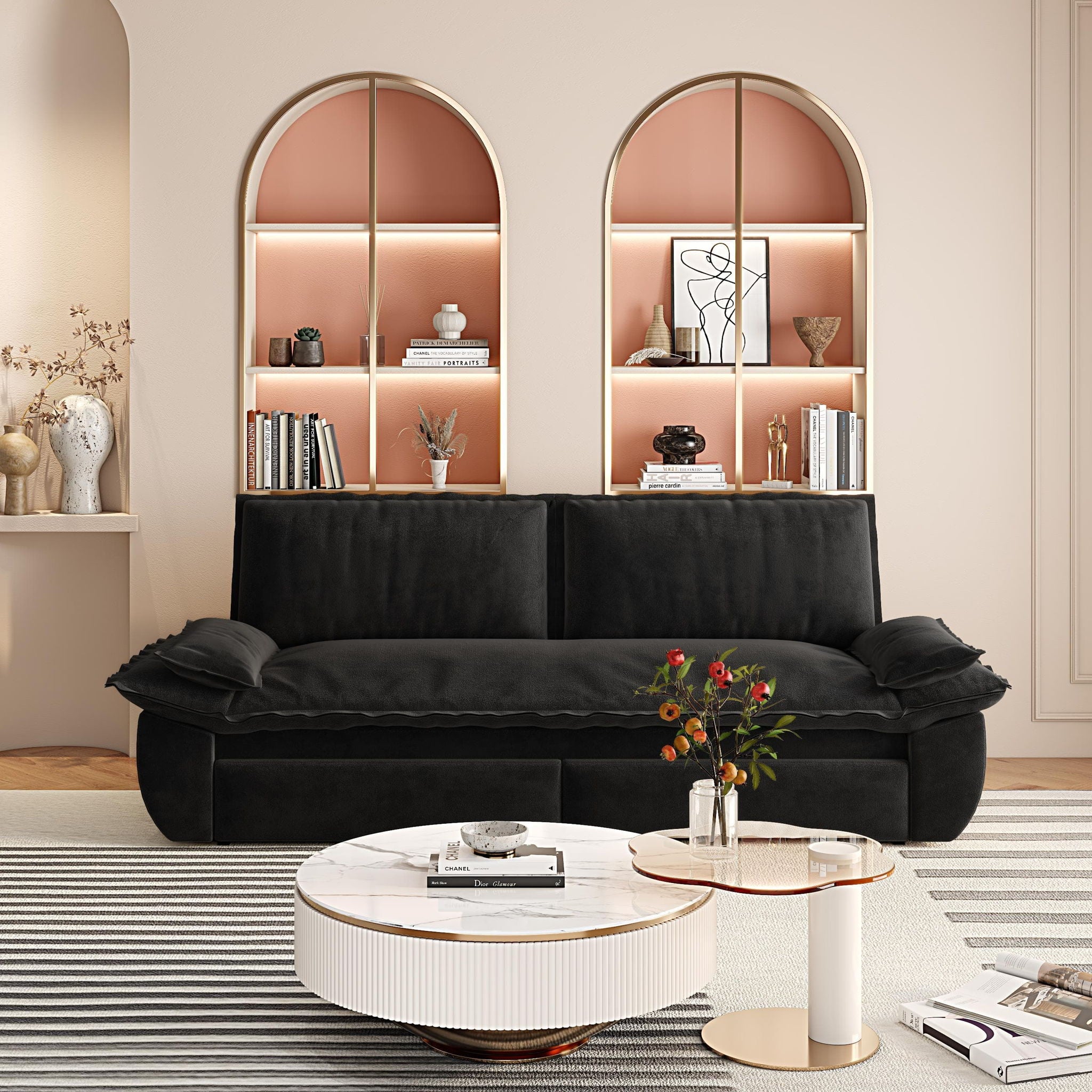 Queen Pull Out Sofa Bed, 3 In 1 Convertible Sleeper Sofa