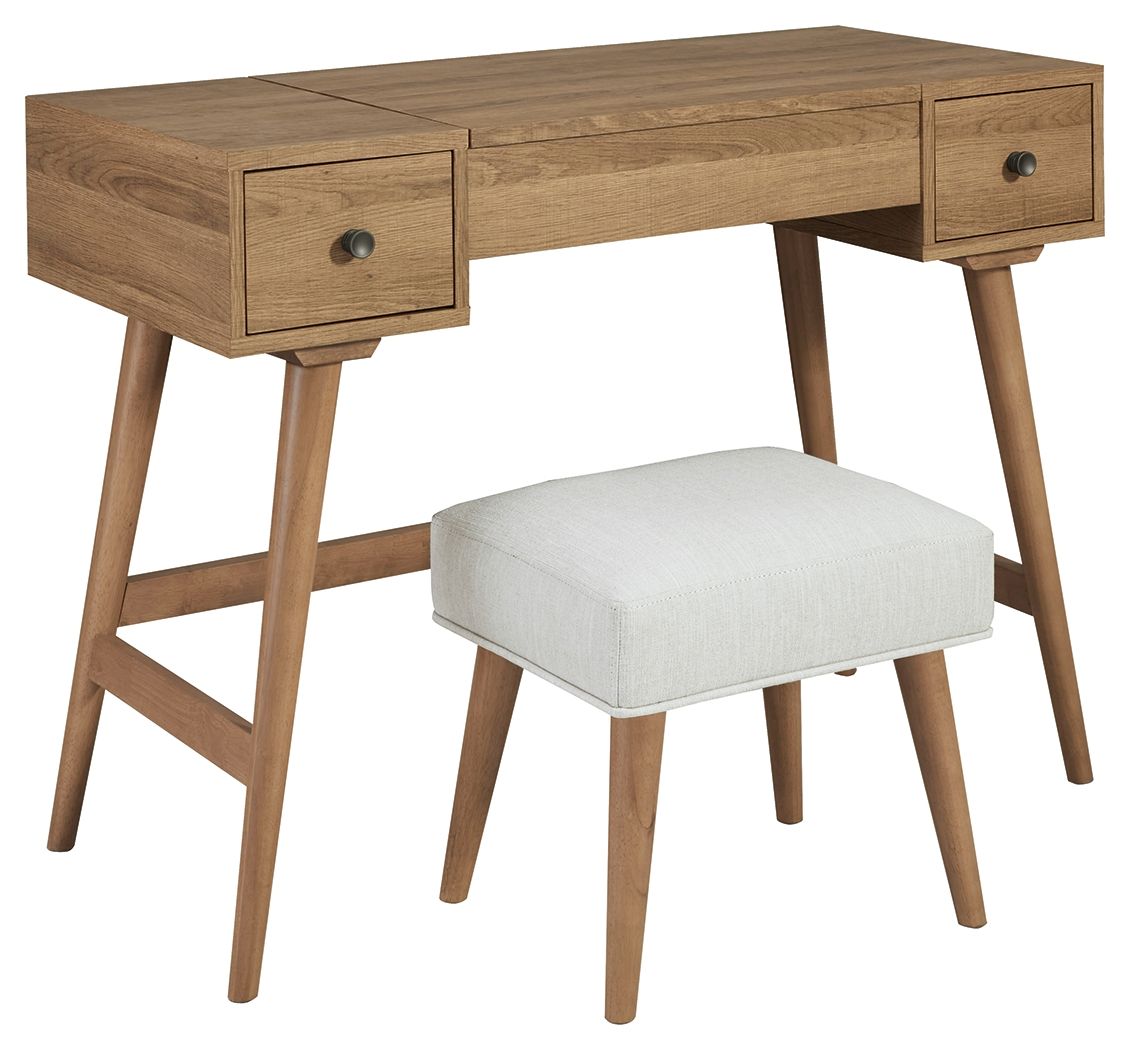 Signature Design by Ashley® Thadamere - Vanity Stool | Meri Furniture