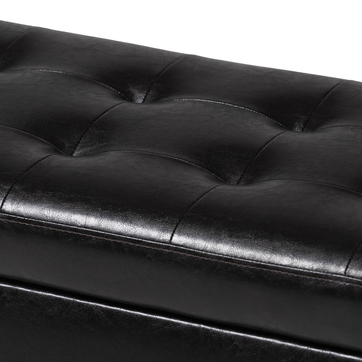 Manchester Dark Brown Ottoman