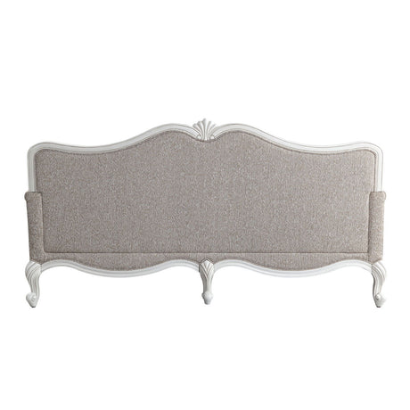 Ciddrenar - Sofa - Fabric & White Finish