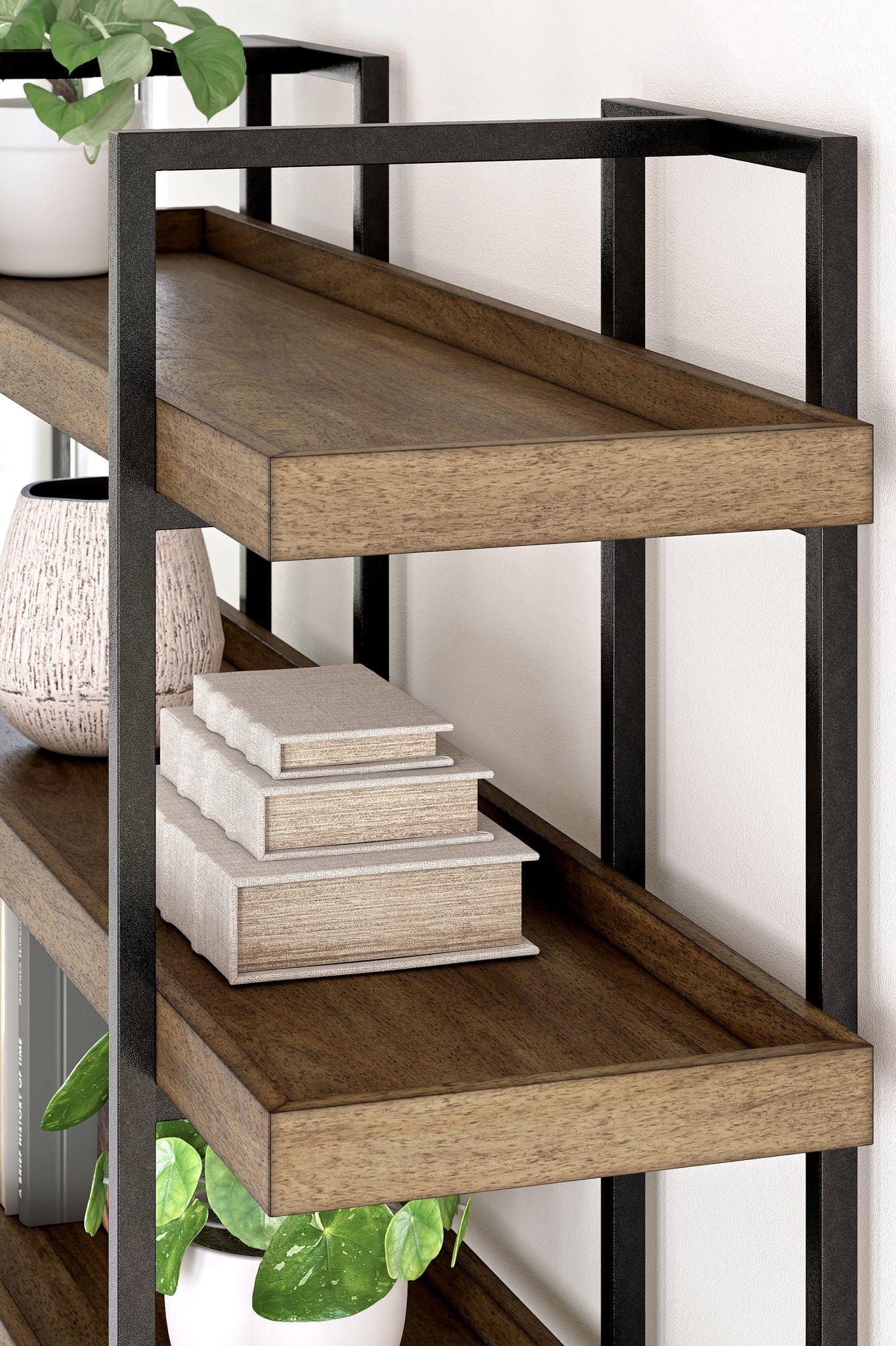 Montia - Bookcase - Light Brown