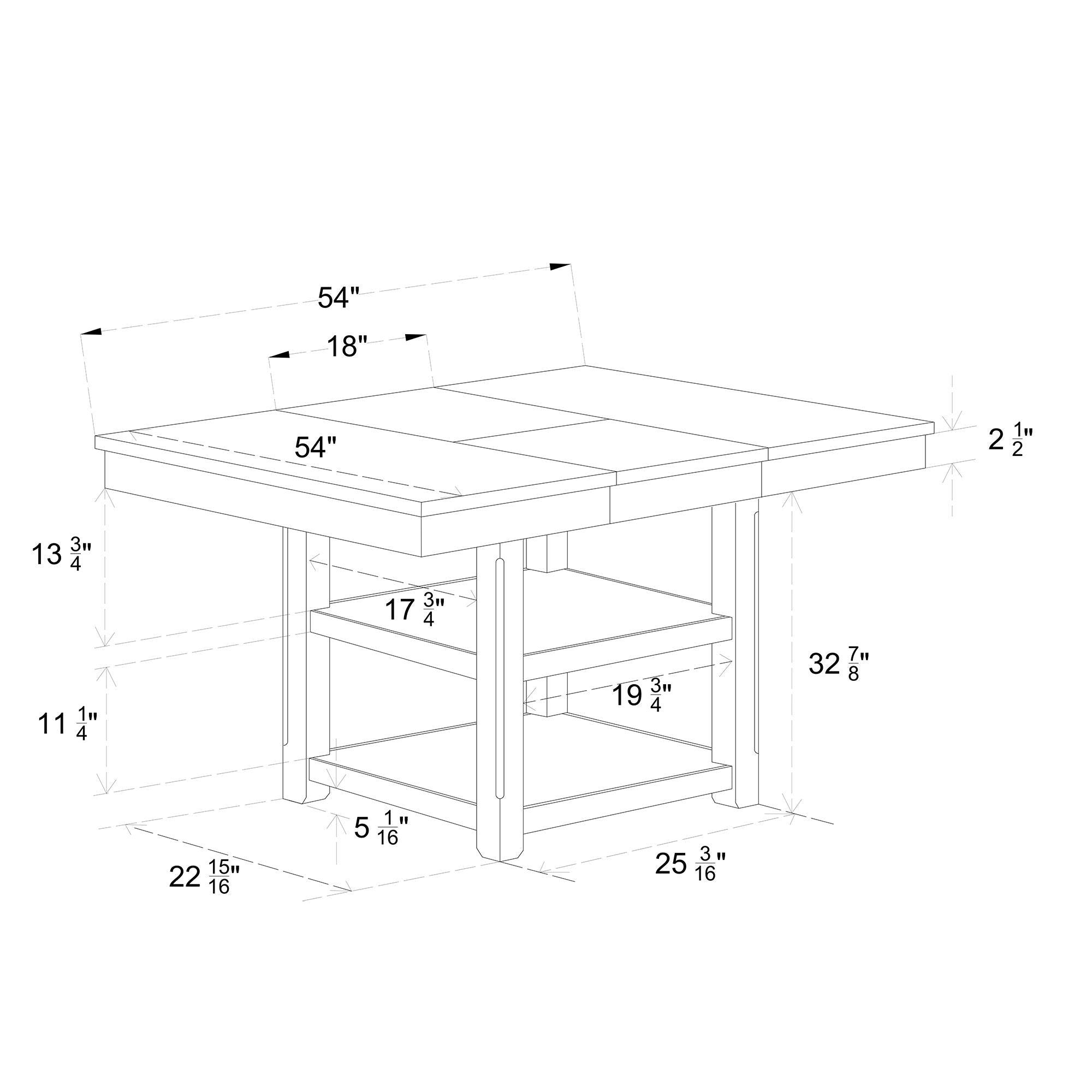 Damaris - Bar Table - Natural