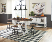 Signature Design by Ashley® Valebeck - Counter Height Table Set | Meri Furniture