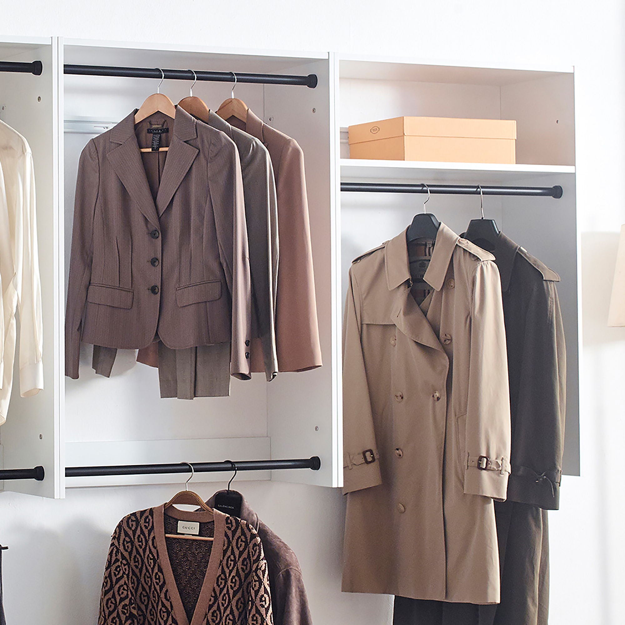 Devi - Wall Mounted Closet System & Modular Units