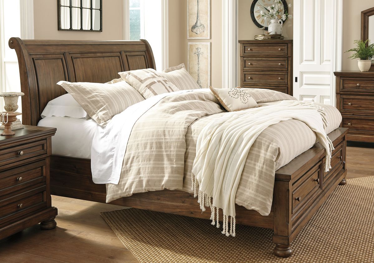 Signature Design by Ashley® Flynnter - Storage Sleigh Bed | Meri Furniture
