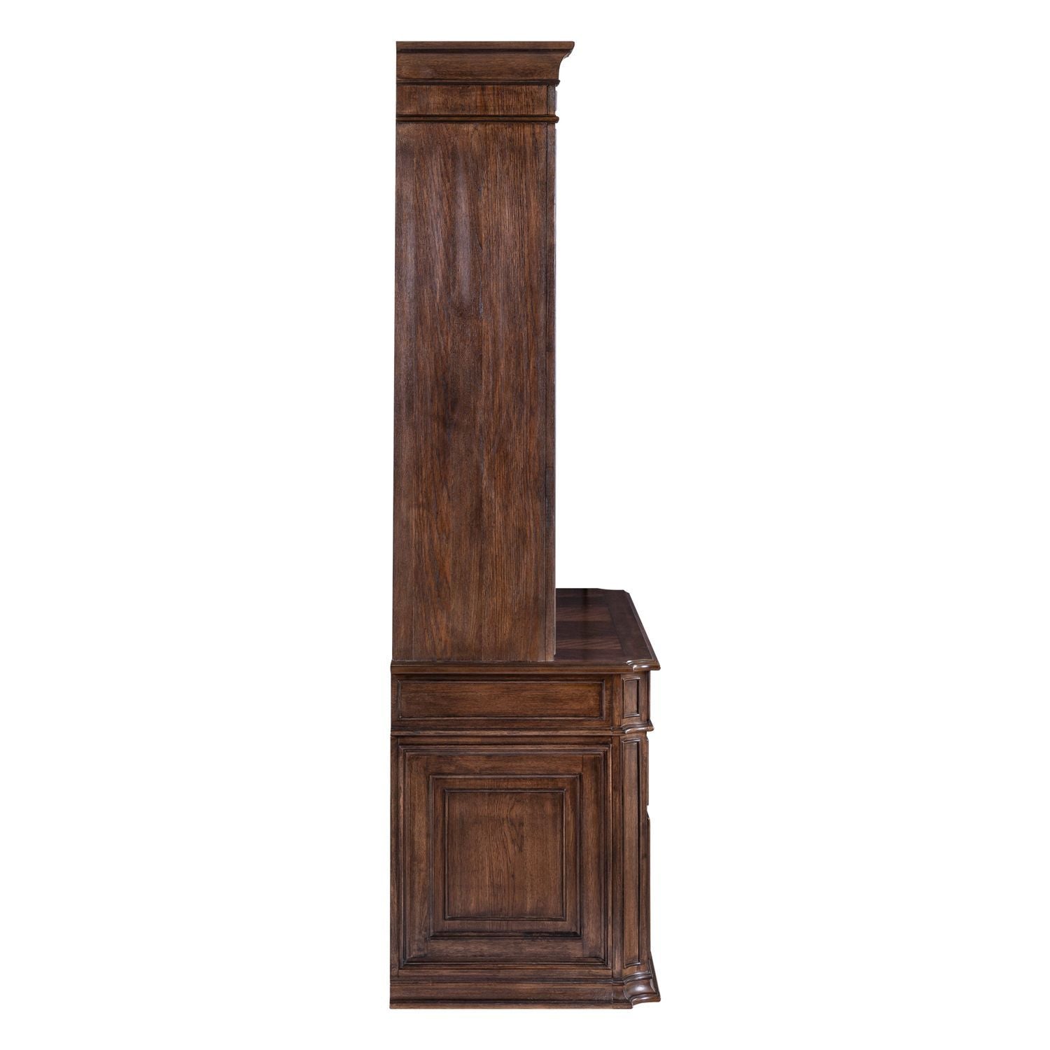 Providence Park - Credenza & Hutch - Chateau Brown