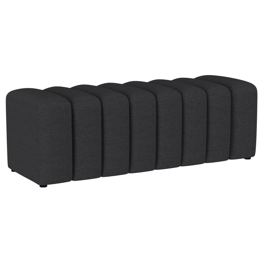 Coaster Fine Furniture Summer - Fabric Upholstered Tufted Accent Bench | Meri Furniture