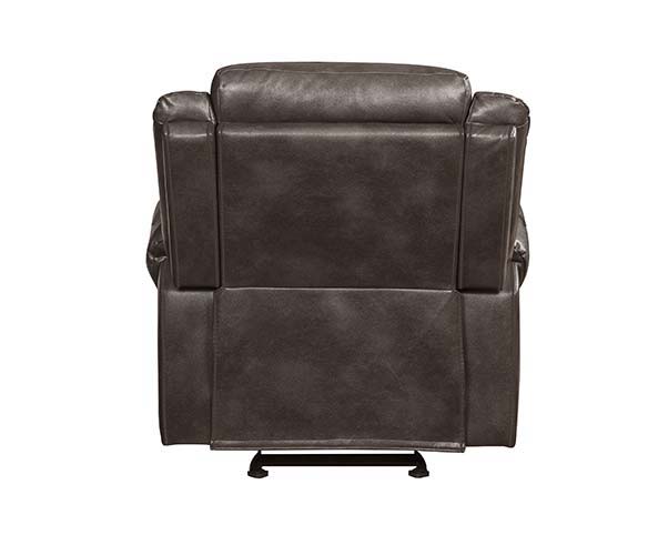 ACME Lydia - Glider Recliner - Brown Leather Aire | Meri Furniture