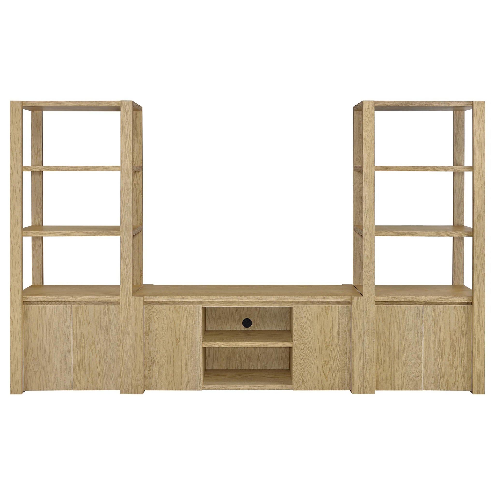 Laurelton 60-inch 2-door TV Stand Media Console Light Oak