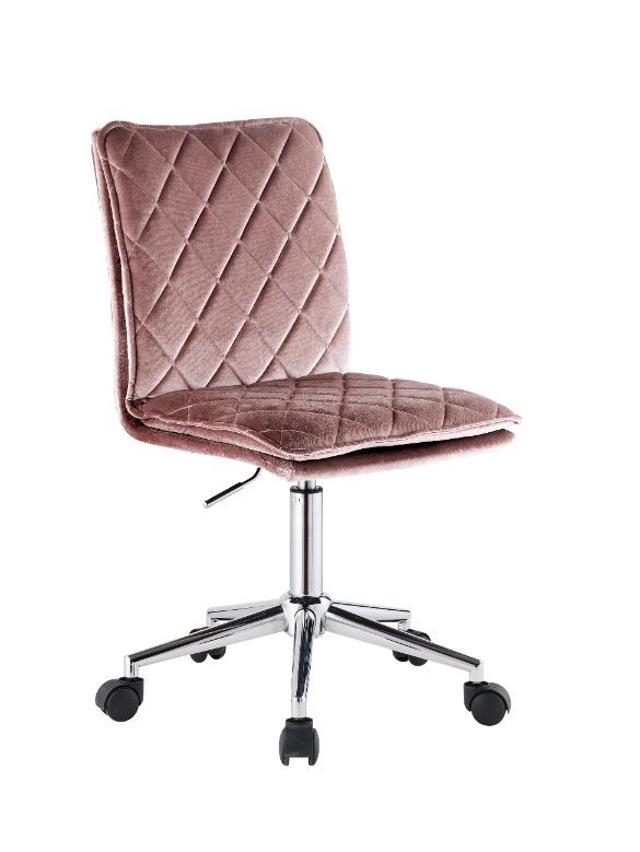 ACME Aestris - Office Chair - Pink Velvet | Meri Furniture