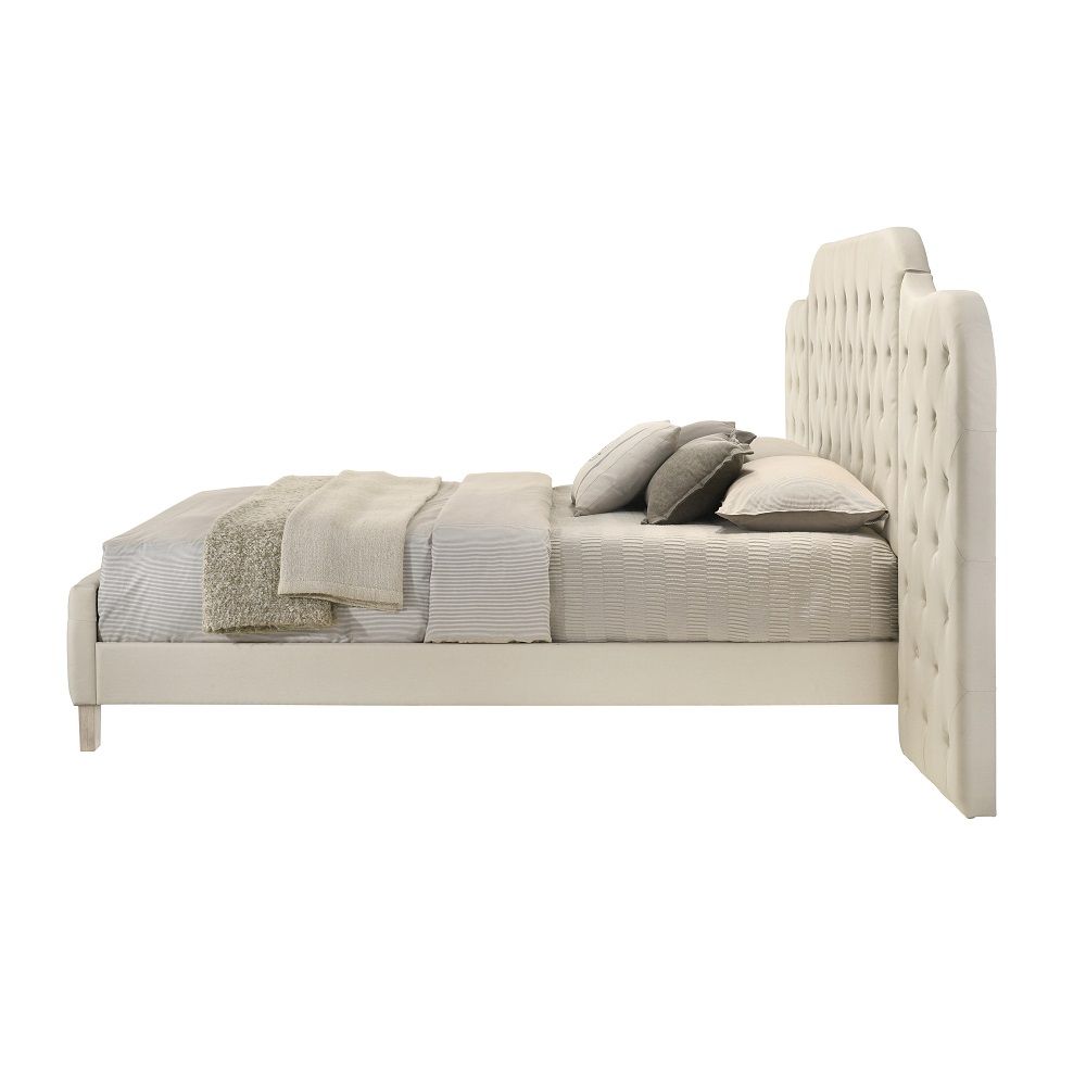 ACME Box Spring Not Required (12 Slats, 4 Supporting Legs) Metal Legs | Meri Furniture