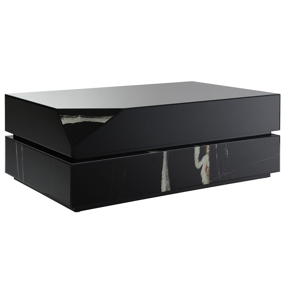 ACME Drisana - Coffee Table - Black Mirrored Finish | Meri Furniture