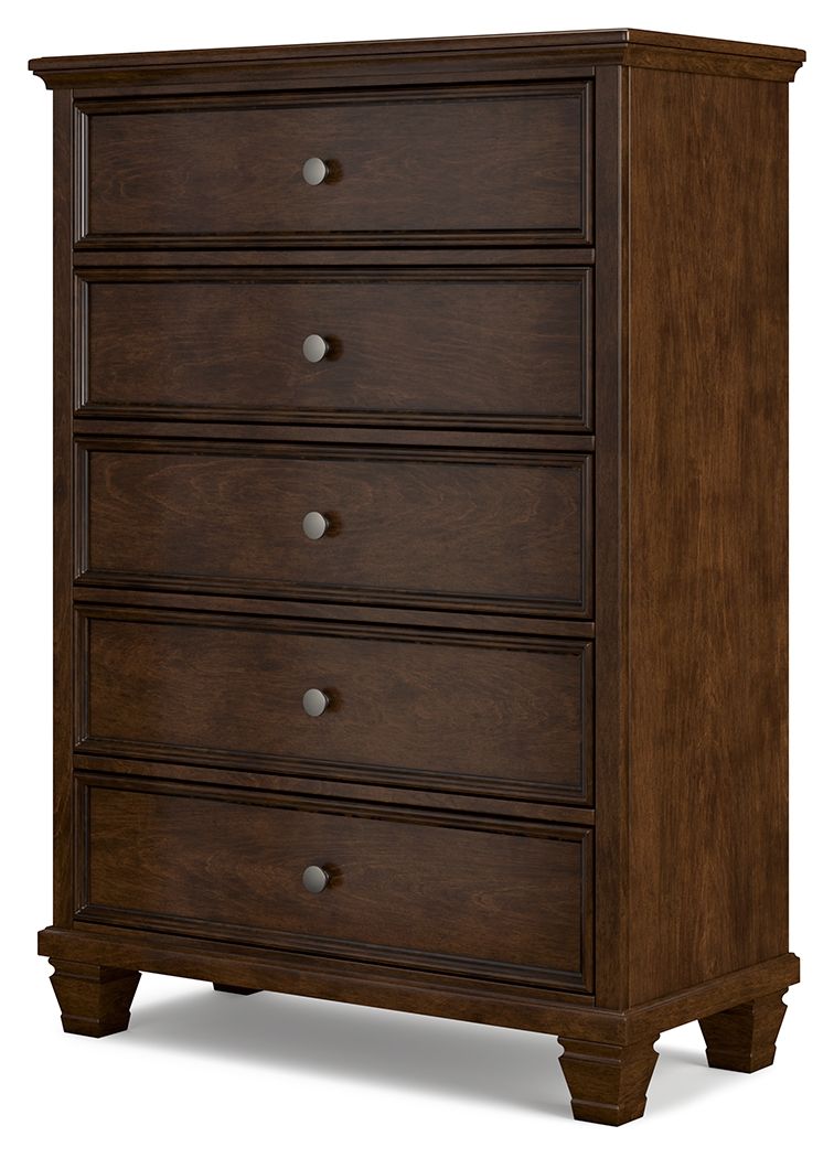 Signature Design by Ashley® Danabrin - Brown - Five Drawer Chest | Meri Furniture
