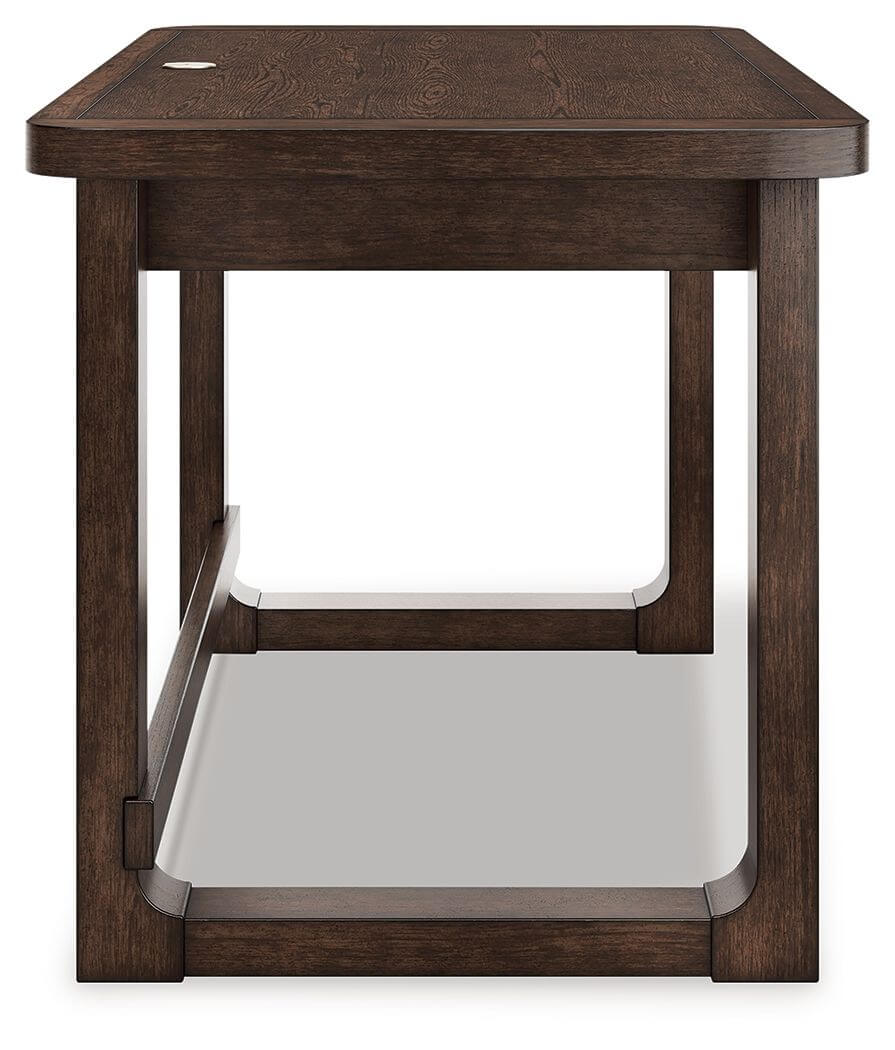 Breckington - Home Office Desk - Dark Brown