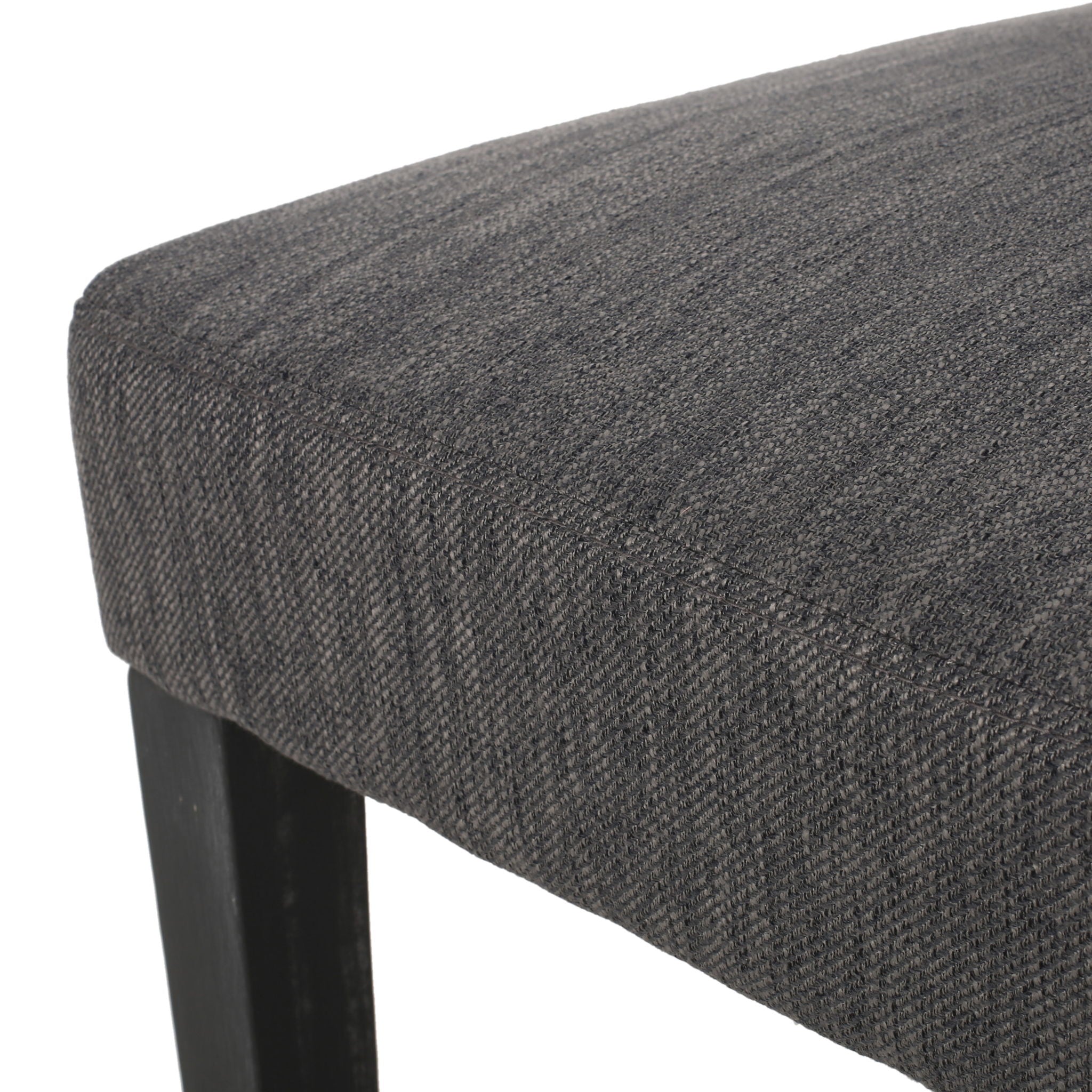 Contemporary Dining Chair With Upholstered Seating And Tapered Legs