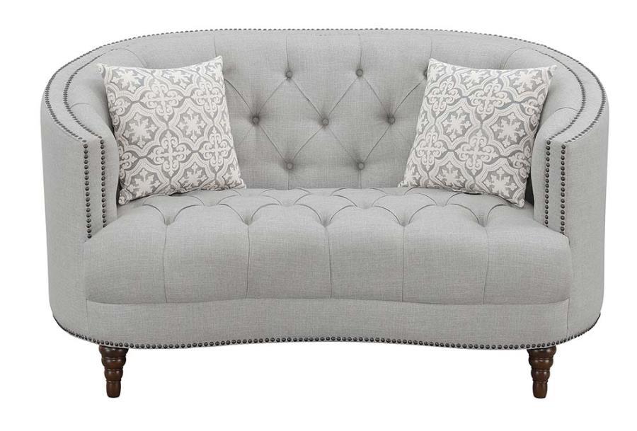 Coaster Fine Furniture Avonlea - Upholstered Sloped Arm Loveseat | Meri Furniture