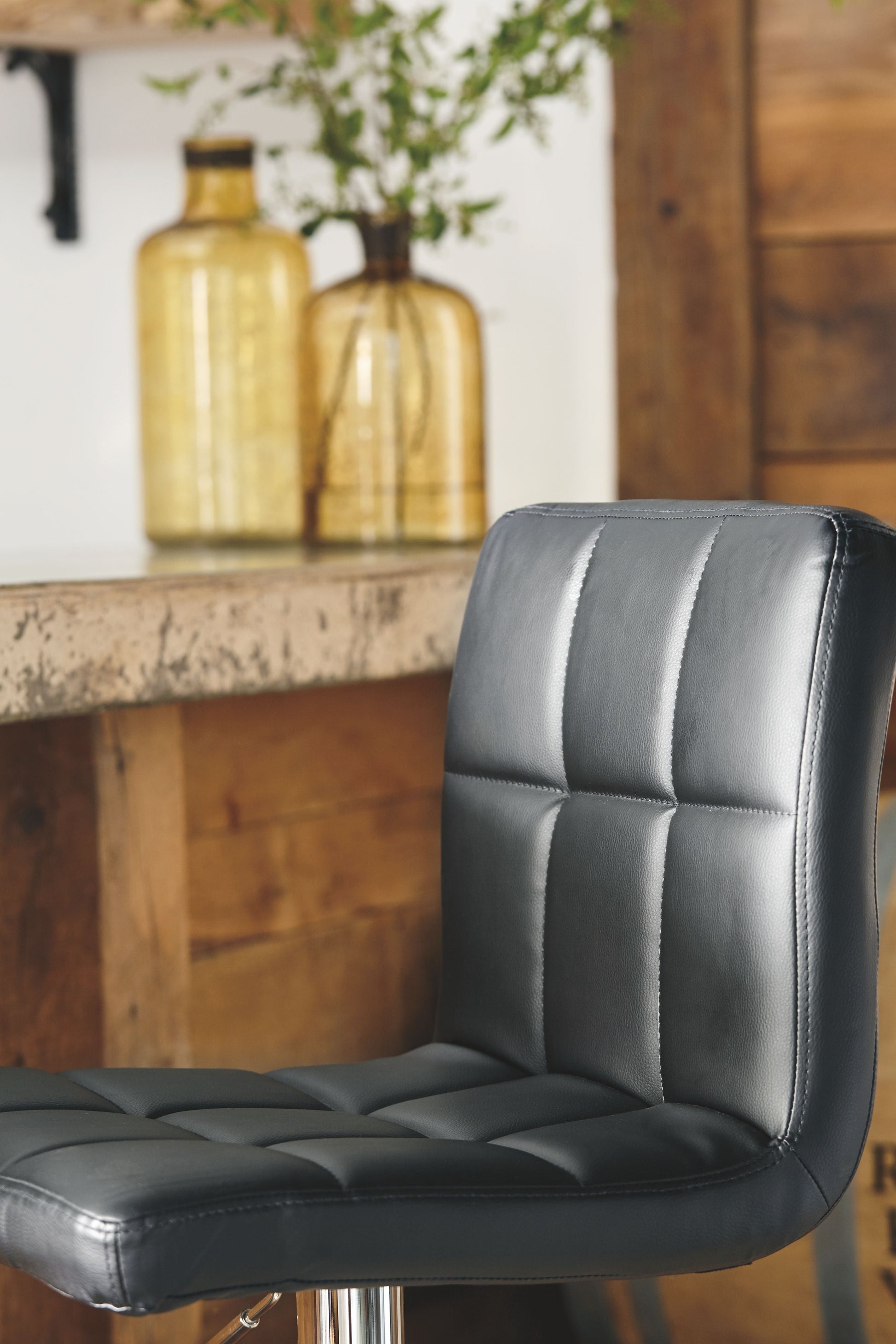 Signature Design by Ashley® Bellatier - Adjustable Height Barstool (Set of 2) | Meri Furniture