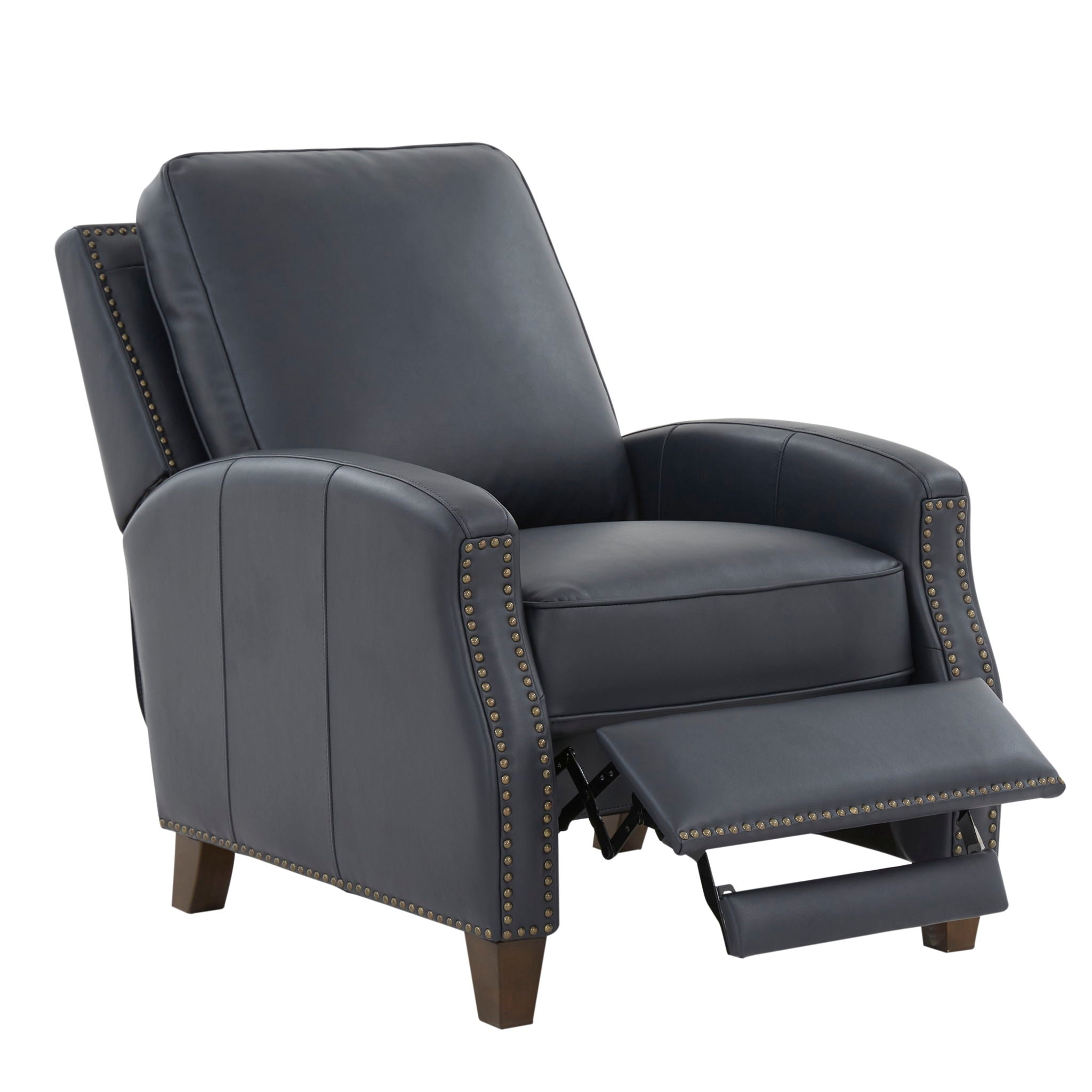 Jack - Push Back Recliner With Track Arms And Nailhead Accents