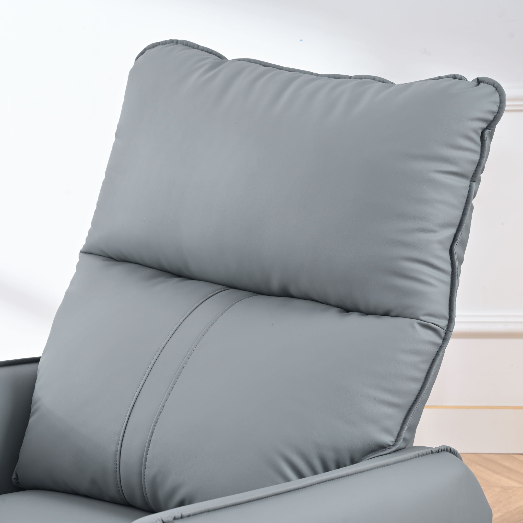 360° Modern Small Rocking Swivel Recliner Chair With Side Pocket