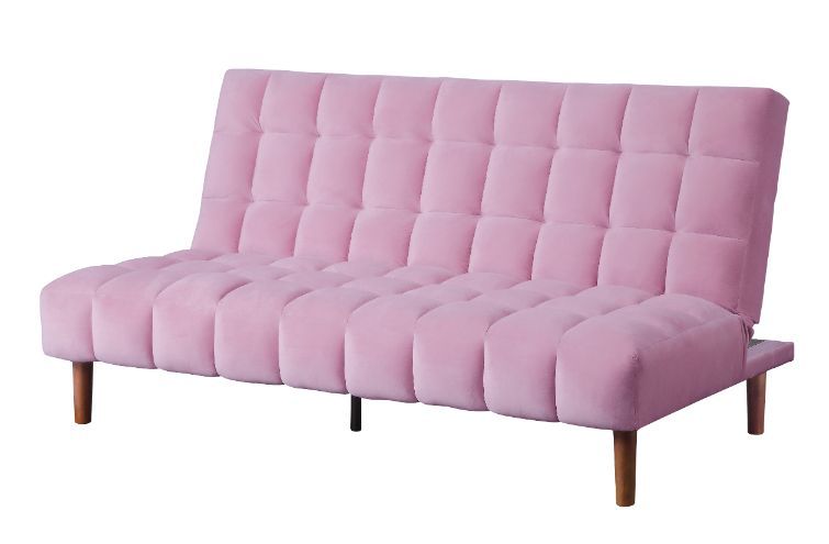 ACME Bringing optimal flexibility and textures to small sapces, this versatile sofa features functional mechanism that allow you rapidly convert it to a bed. | Meri Furniture