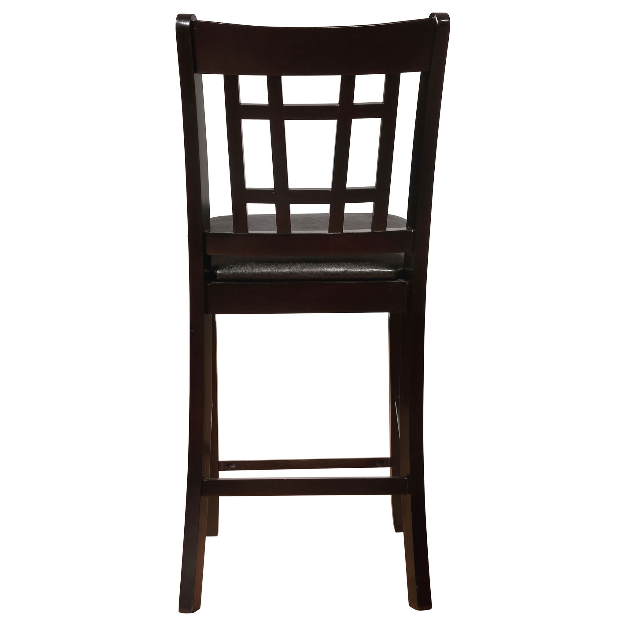 Lattice Back Counter Height Stools (Set of 2)