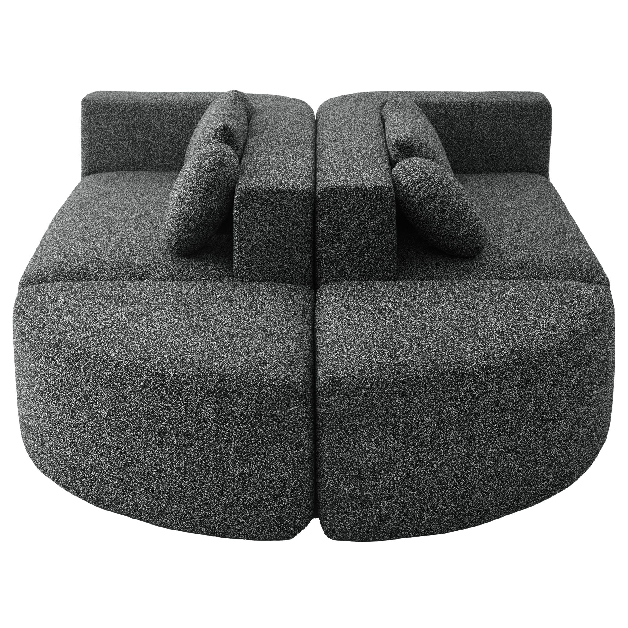 Boneless - Couch Modular Sectional Sofa With Deep Seating And Curved Design