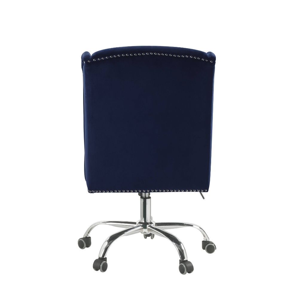ACME Jamesia - Office Chair - Midnight Blue Velvet | Meri Furniture