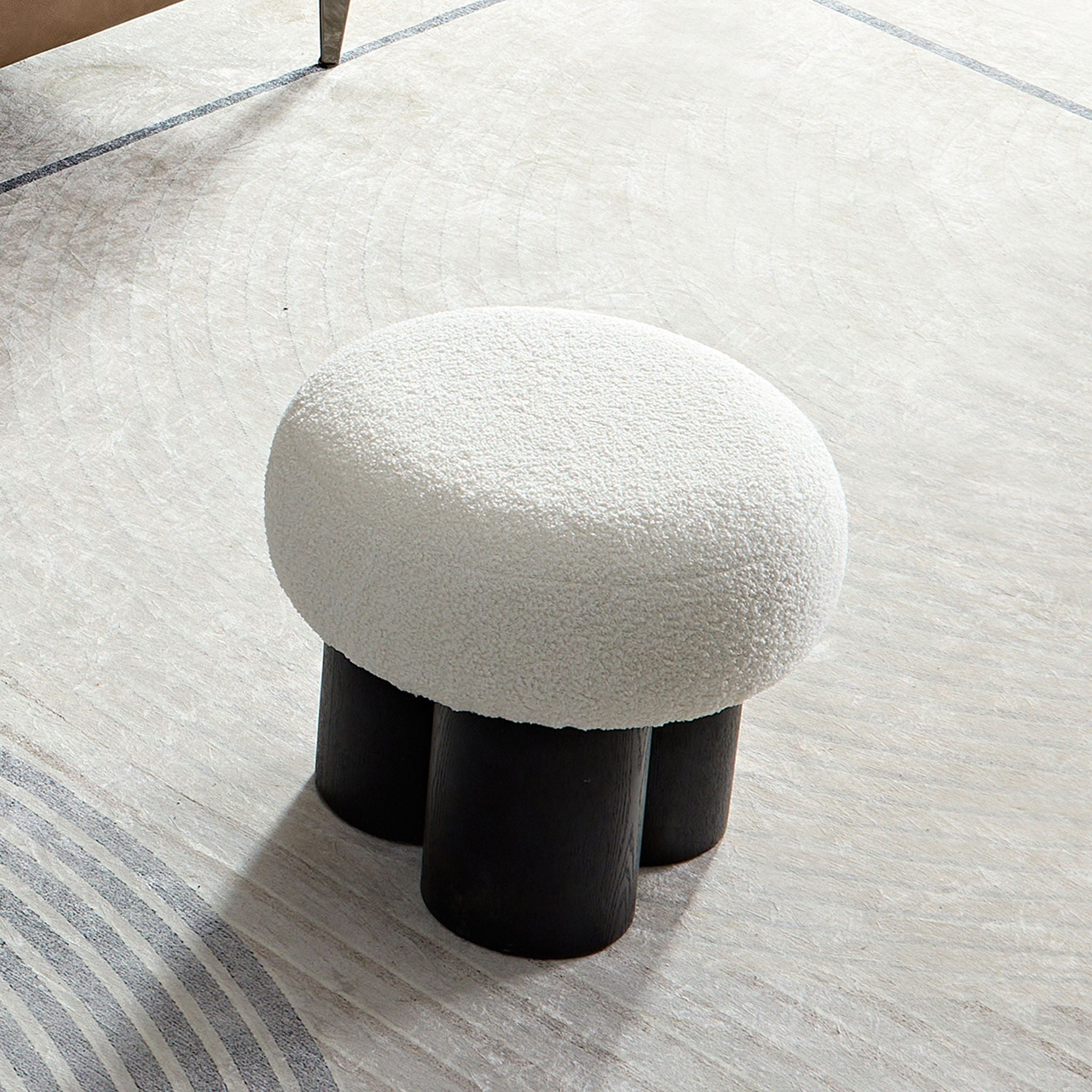 Versatile Mushroom Stool With Cushion