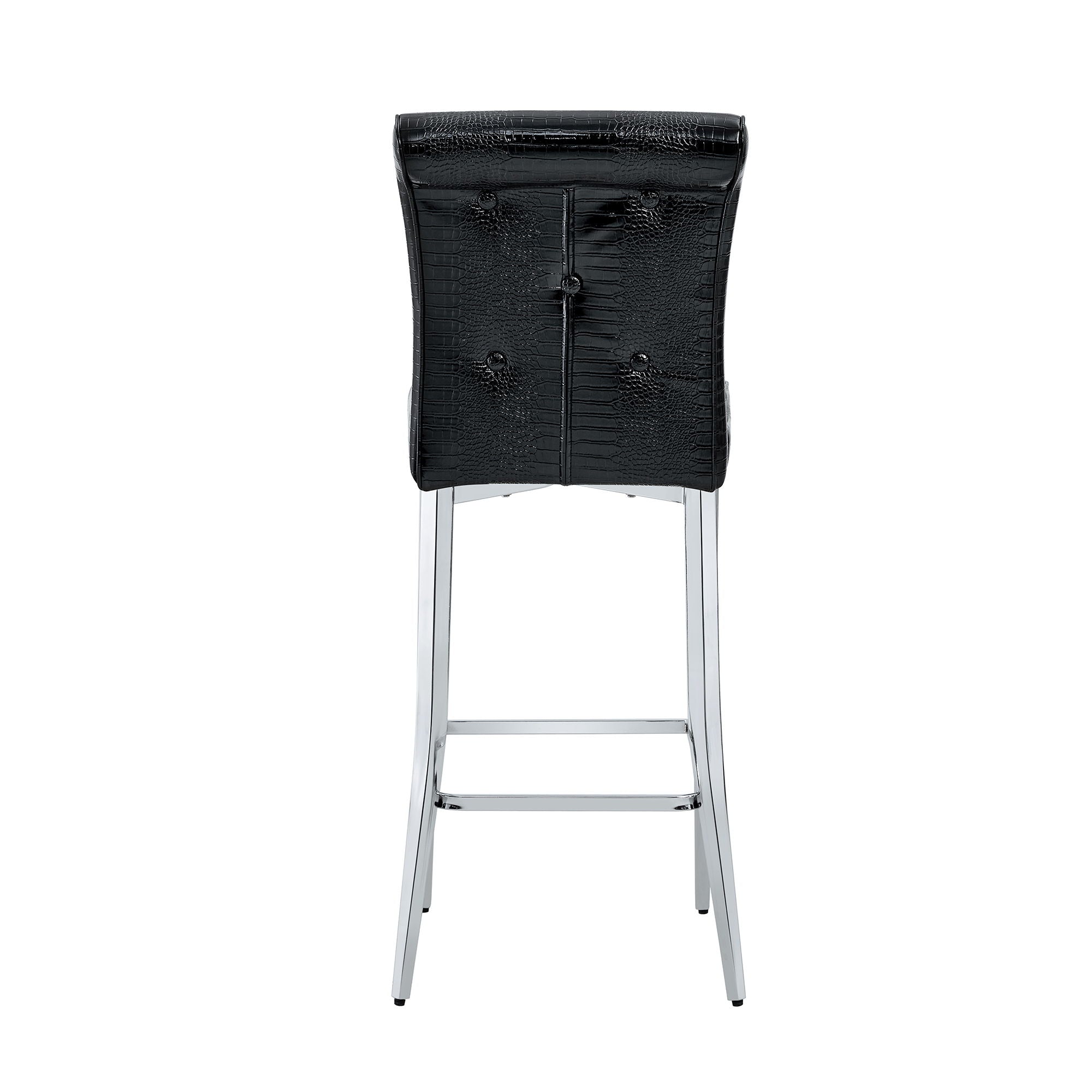 Bar Chairs & Crystal Clasp Design (Set of 2)