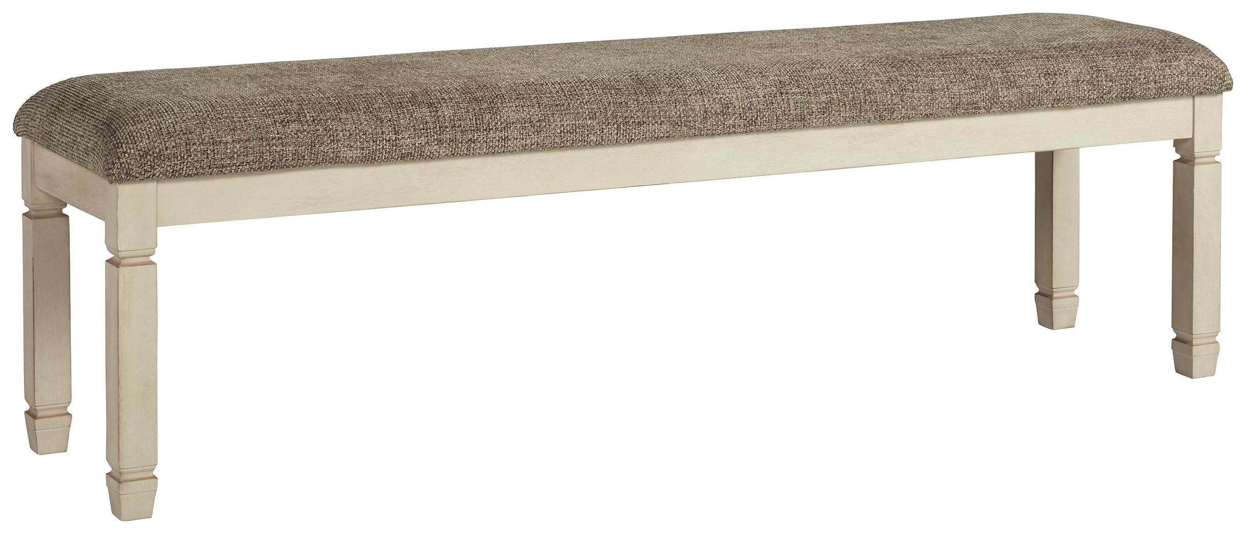 Signature Design by Ashley® Bolanburg - Brown / Beige - Extra Large Uph Drm Bench | Meri Furniture