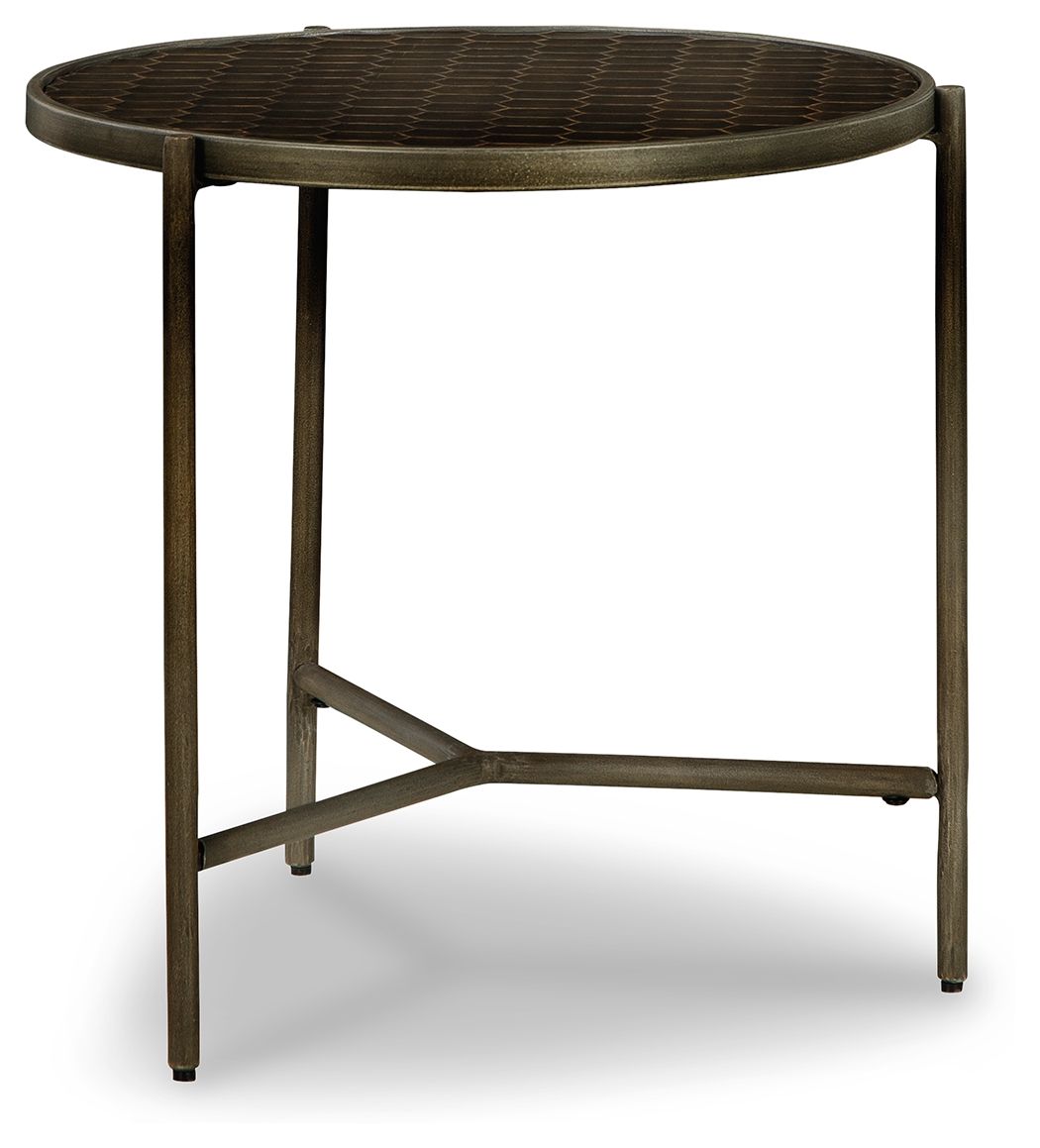 Signature Design by Ashley® Doraley - Brown / Gray - Chair Side End Table | Meri Furniture