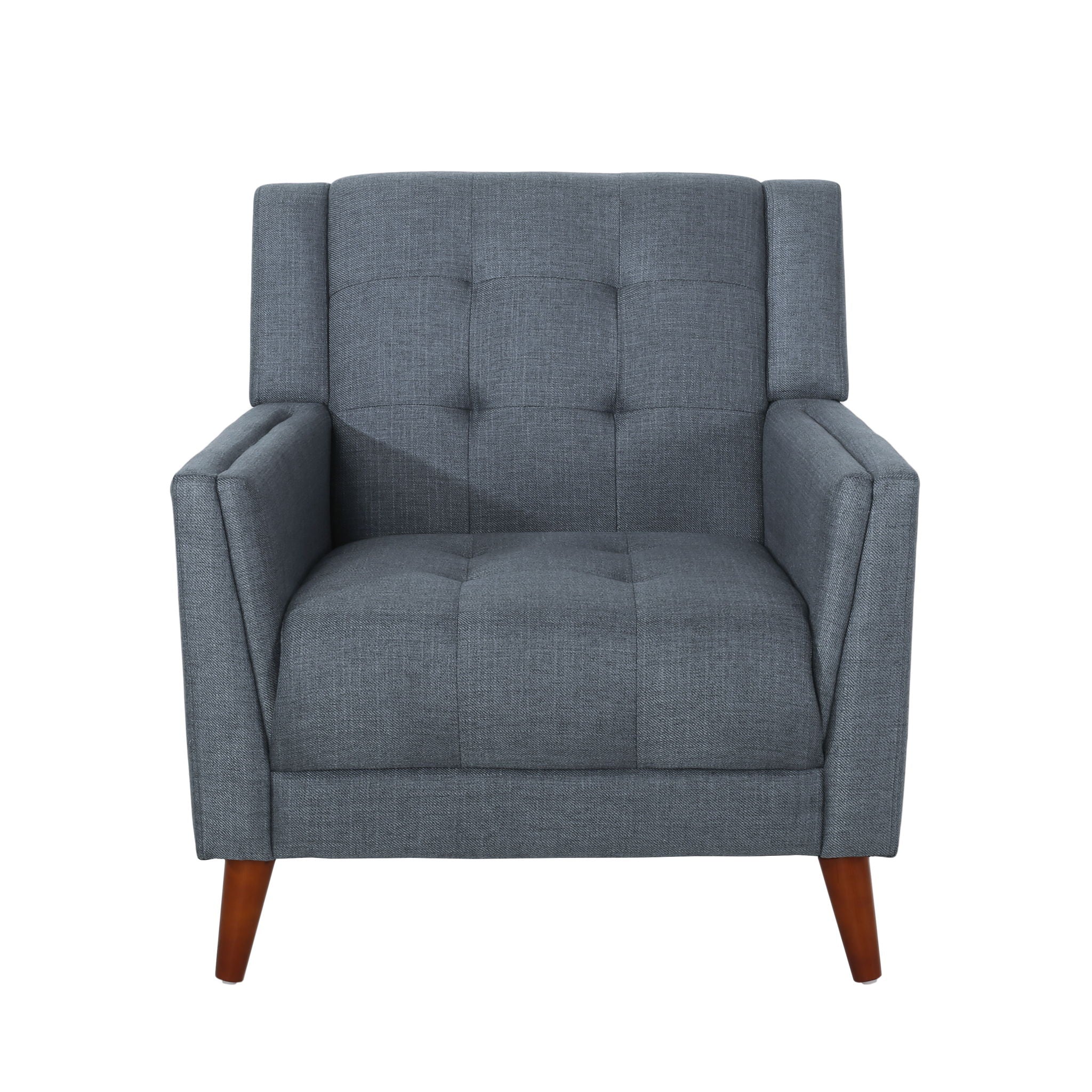 Luminaesque - Fabric Upholstered Armchair With Tufted Back