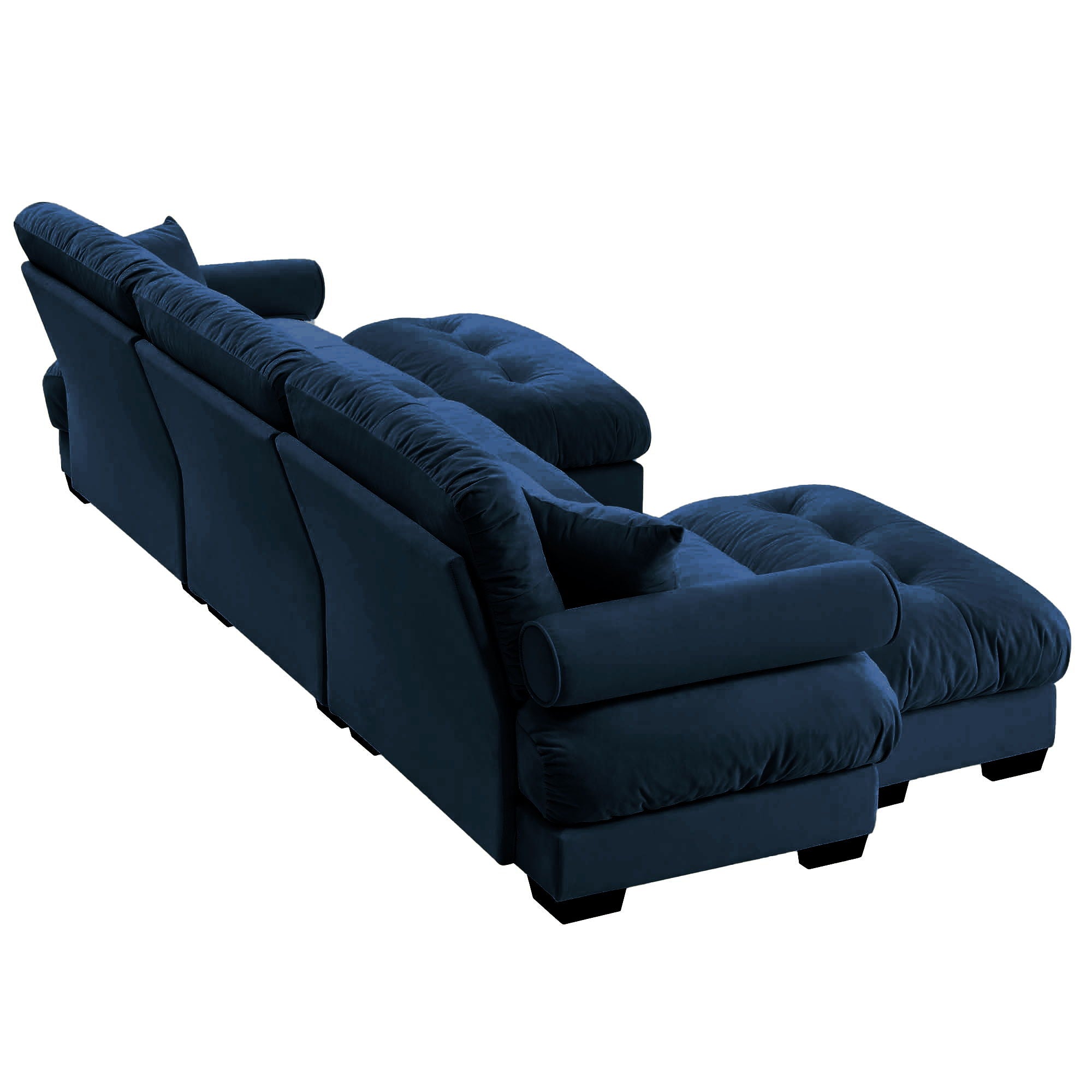 Super Comfort Oversized Modular Sectional Sofa With Movable Ottoman
