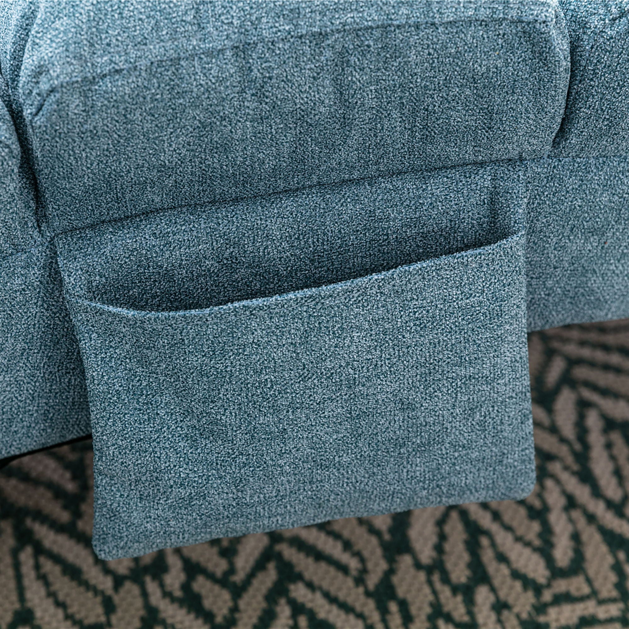 Massage Chaise Lounge Indoor With Remote Control, Ergonomic Electric Massage Lounger