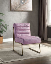ACME Loria - Accent Chair - Wisteria - Top Grain Leather | Meri Furniture