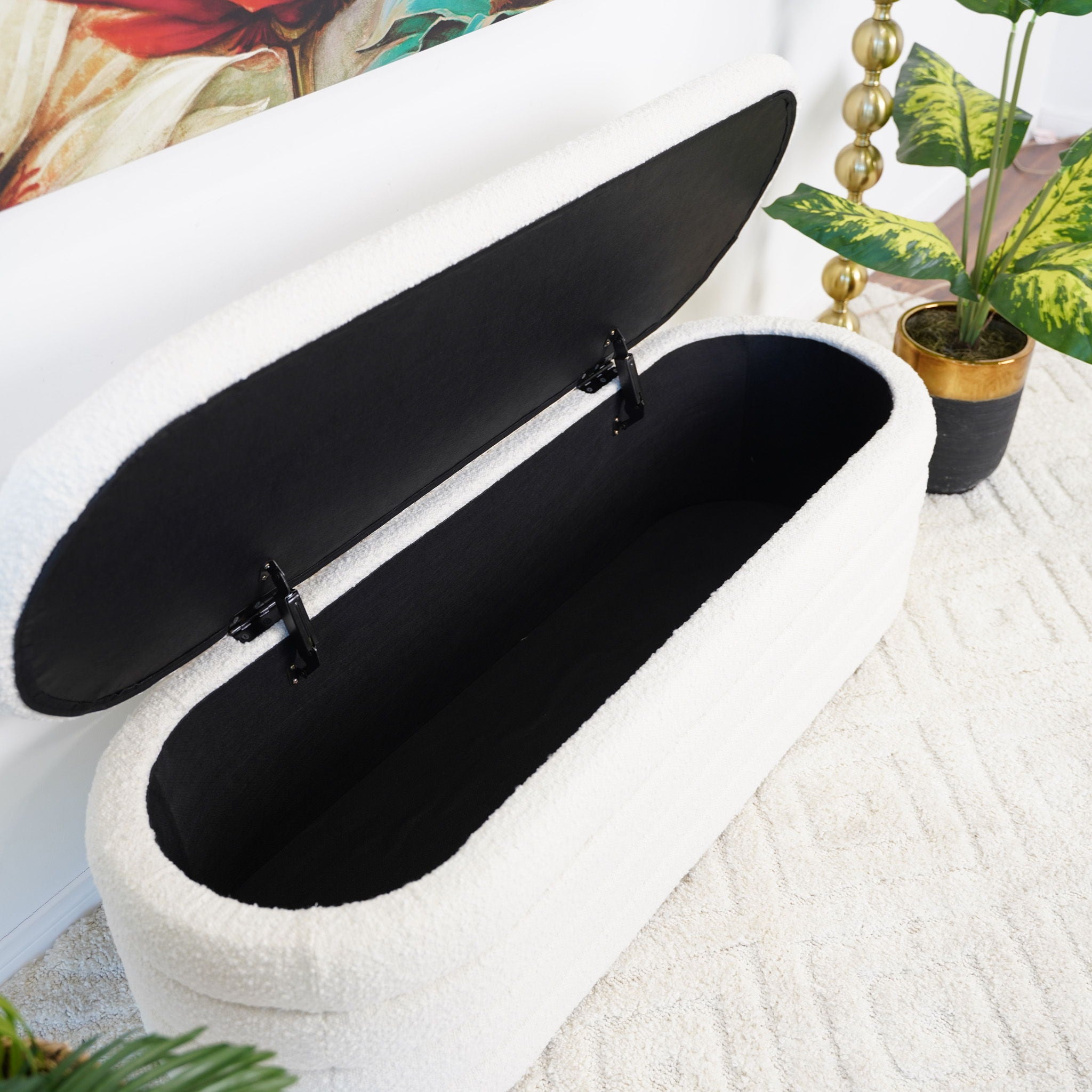 Ashcroft Furniture Cabana Storage Bench - Thumbnail 5