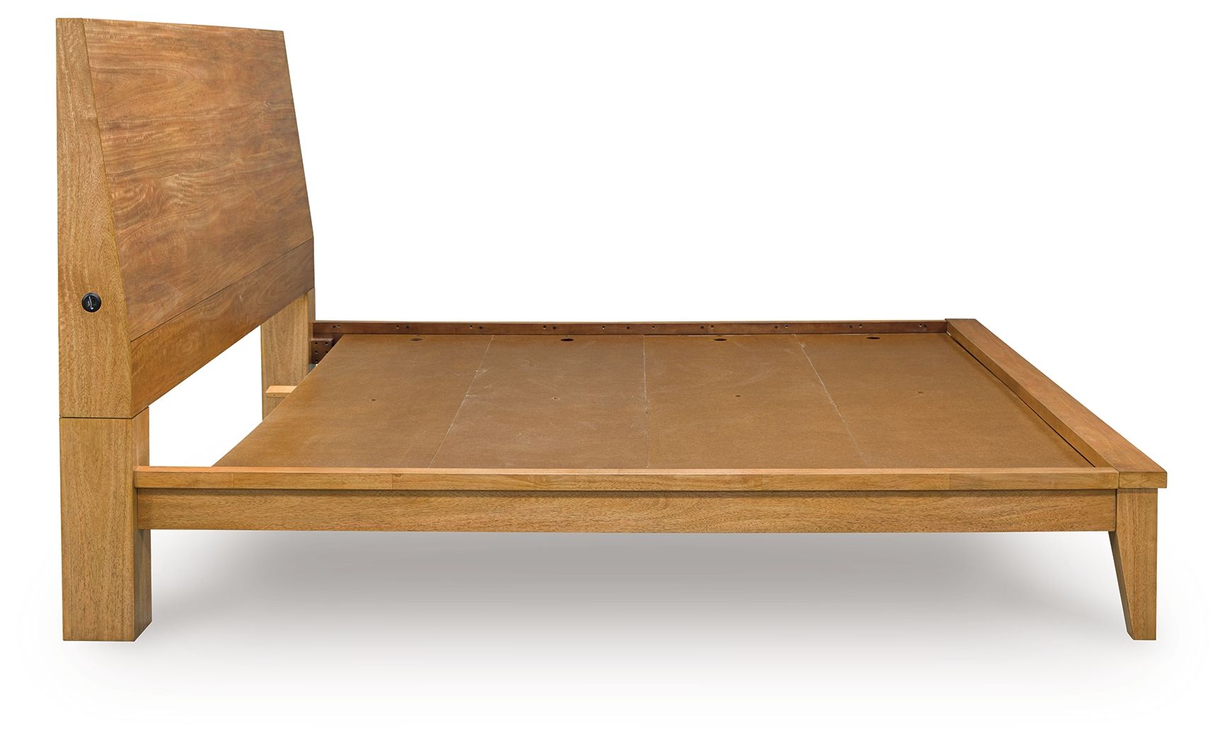 Signature Design by Ashley® Sherbana - Light Brown - King Panel Bed | Meri Furniture