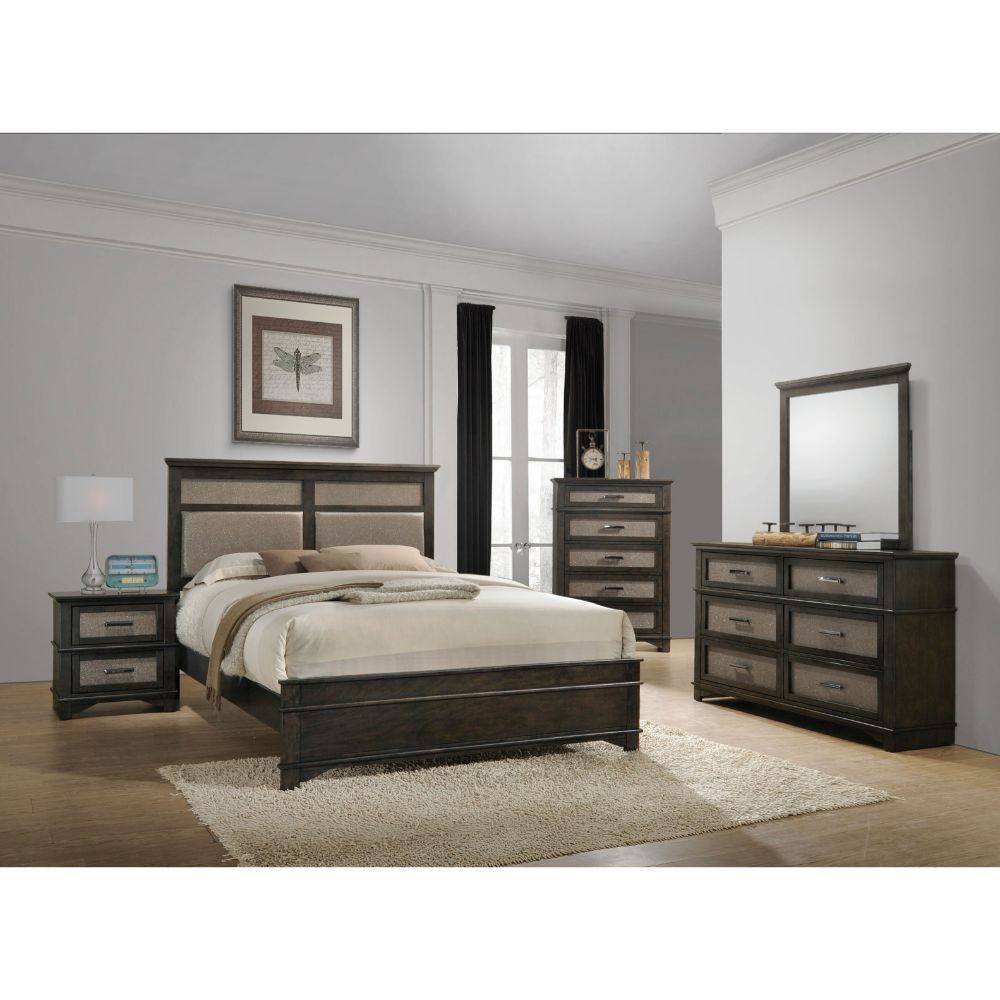 ACME Anatole - Mirror - Dark Walnut | Meri Furniture