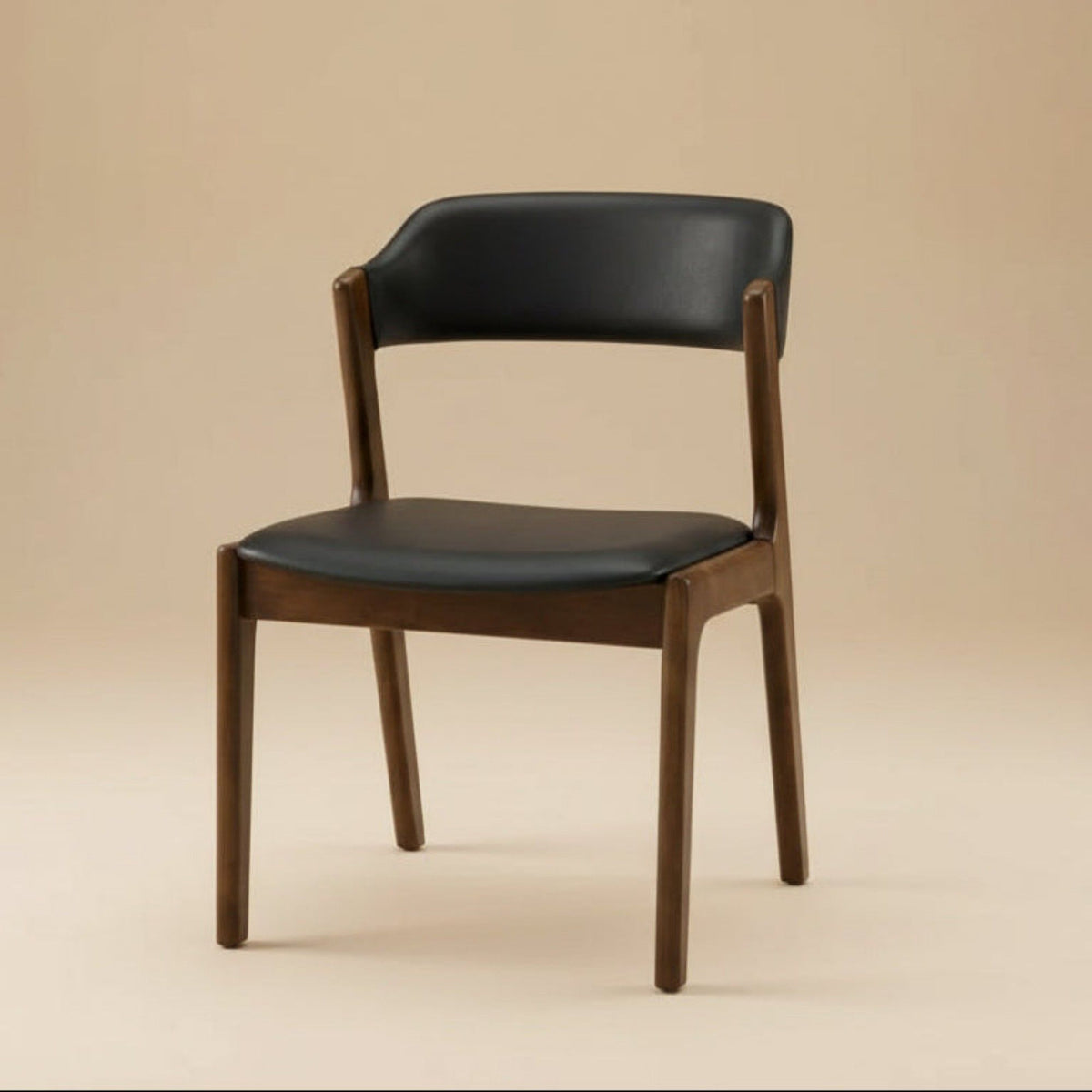 Enzo - Dining Chair (Set of 2) - Black / Brown