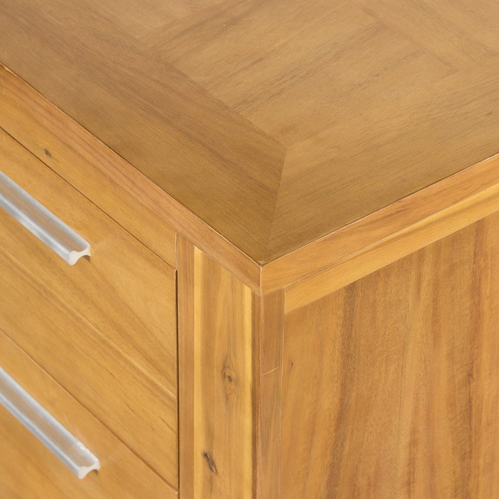 Nightstand - Natural Wood / Brown