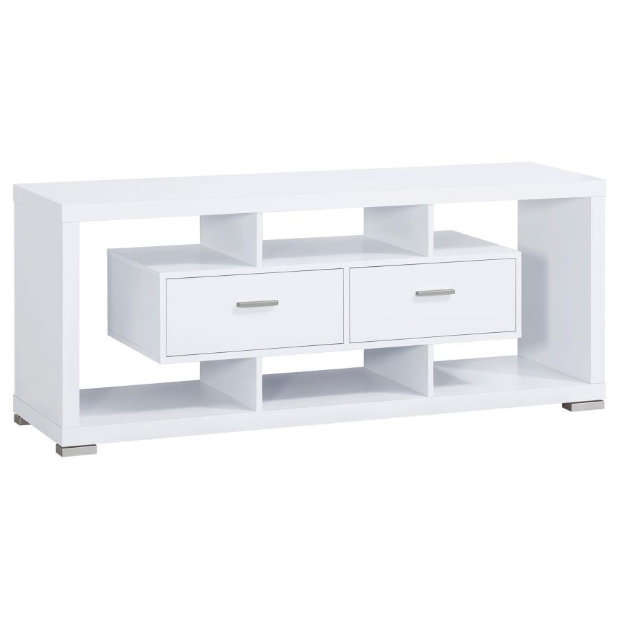 Coaster Fine Furniture Darien - 2-Drawer Engineered Wood 59" TV Stand | Meri Furniture