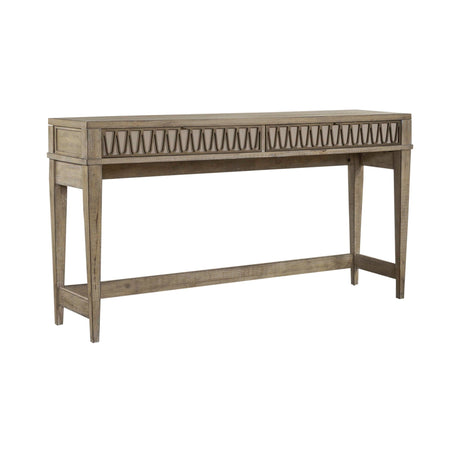 Liberty Furniture Devonshire - Console Bar Table - Weathered Sandstone | Meri Furniture