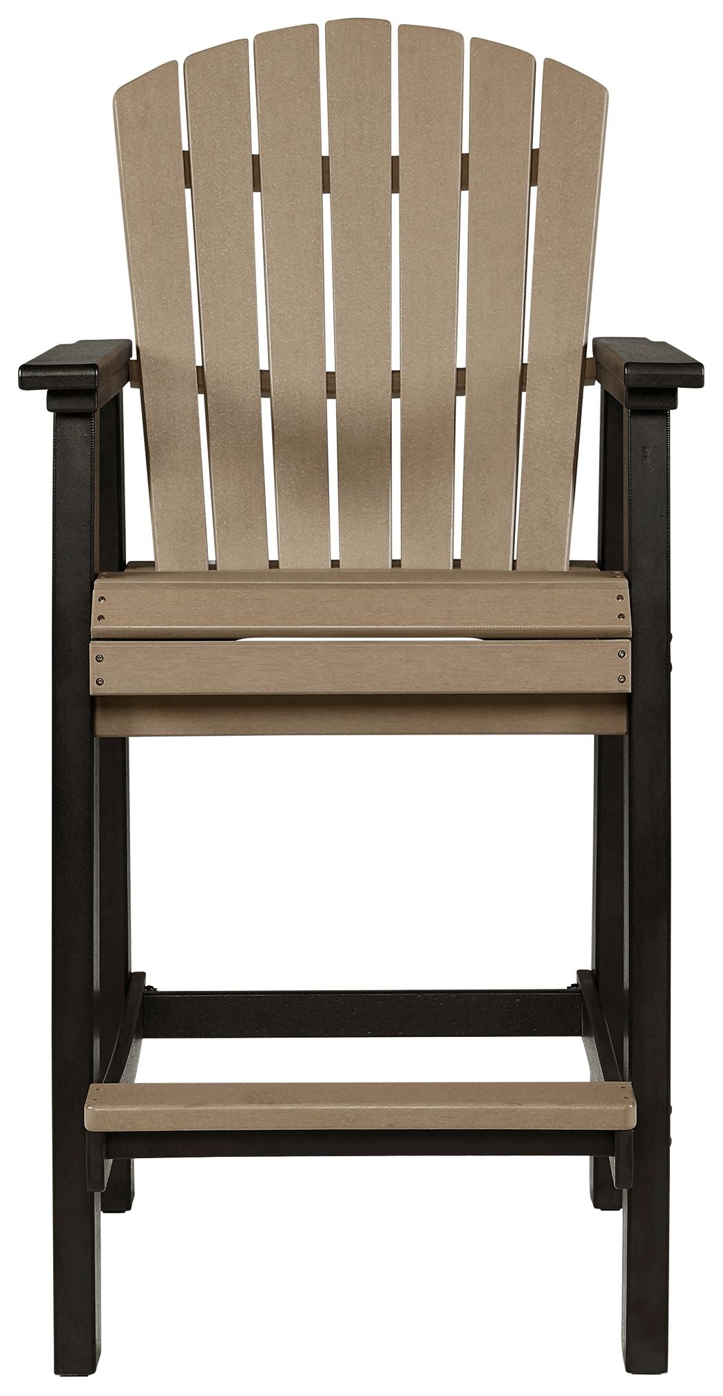 Signature Design by Ashley® Fairen Trail - Black / Driftwood - Tall Barstool (Set of 2) | Meri Furniture