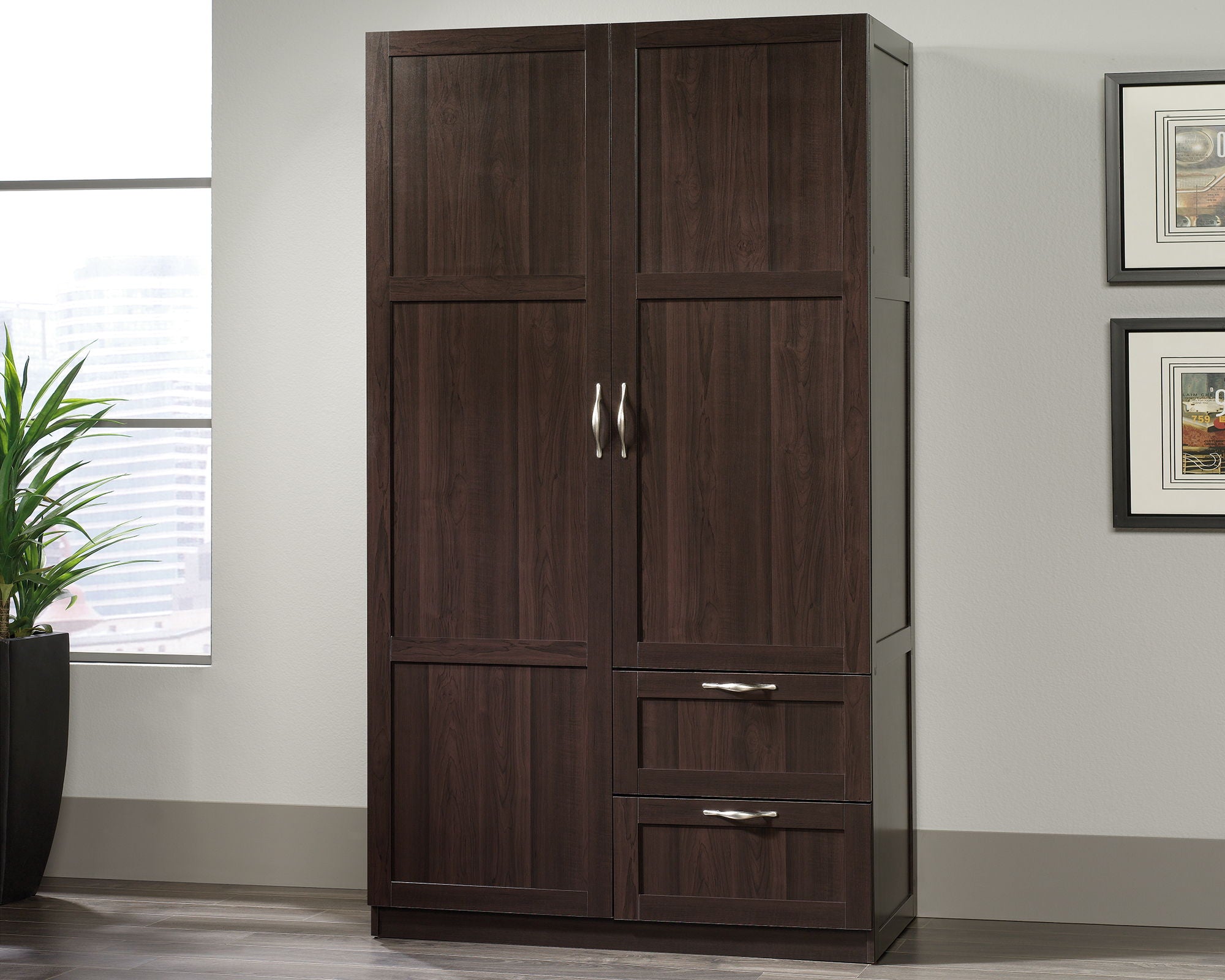 Wardrobe/Storage Cabinet Cinnamon Cherry